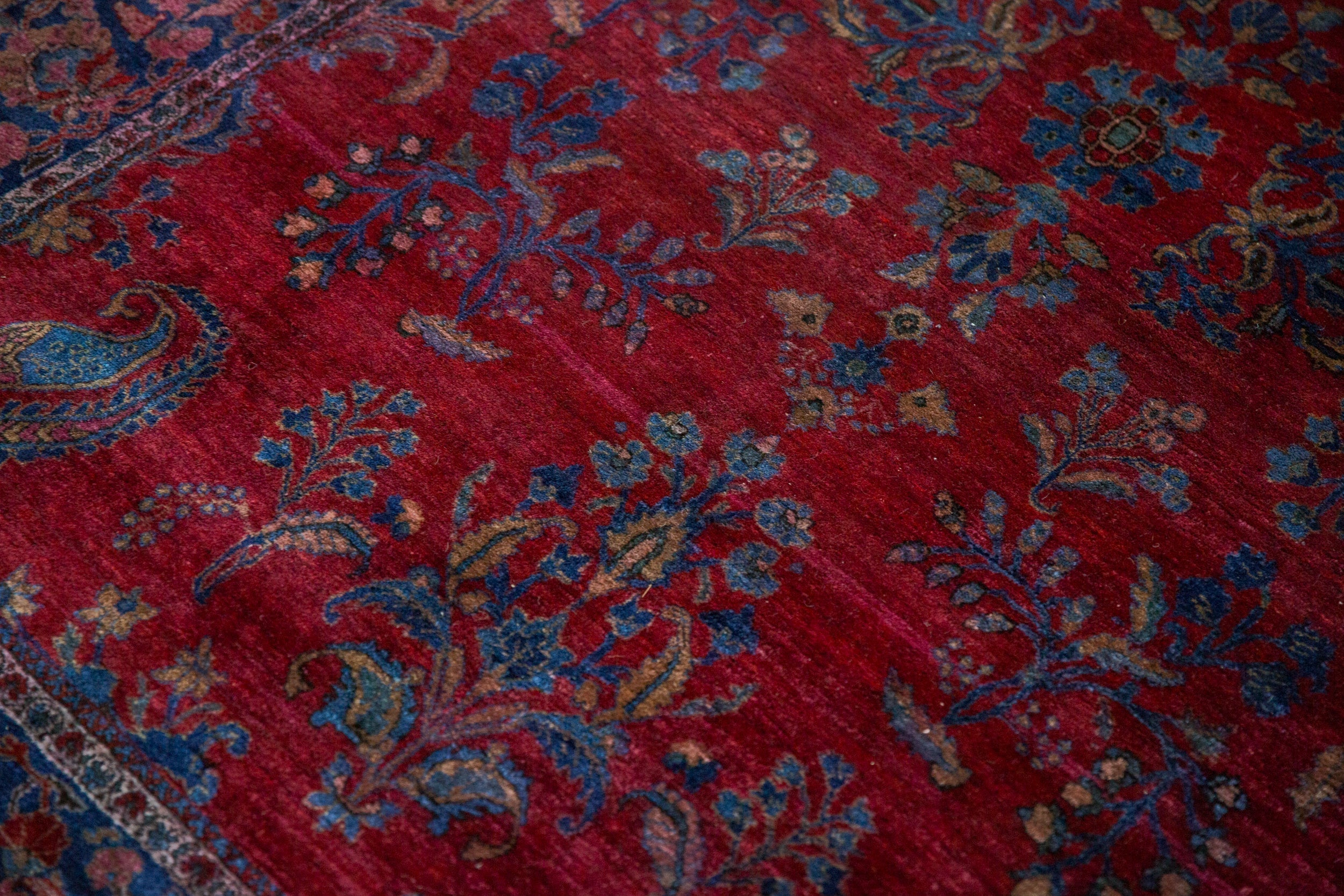 4.5x6.5 Antique Fine Kashan Rug // ONH Item 13010, Image 10