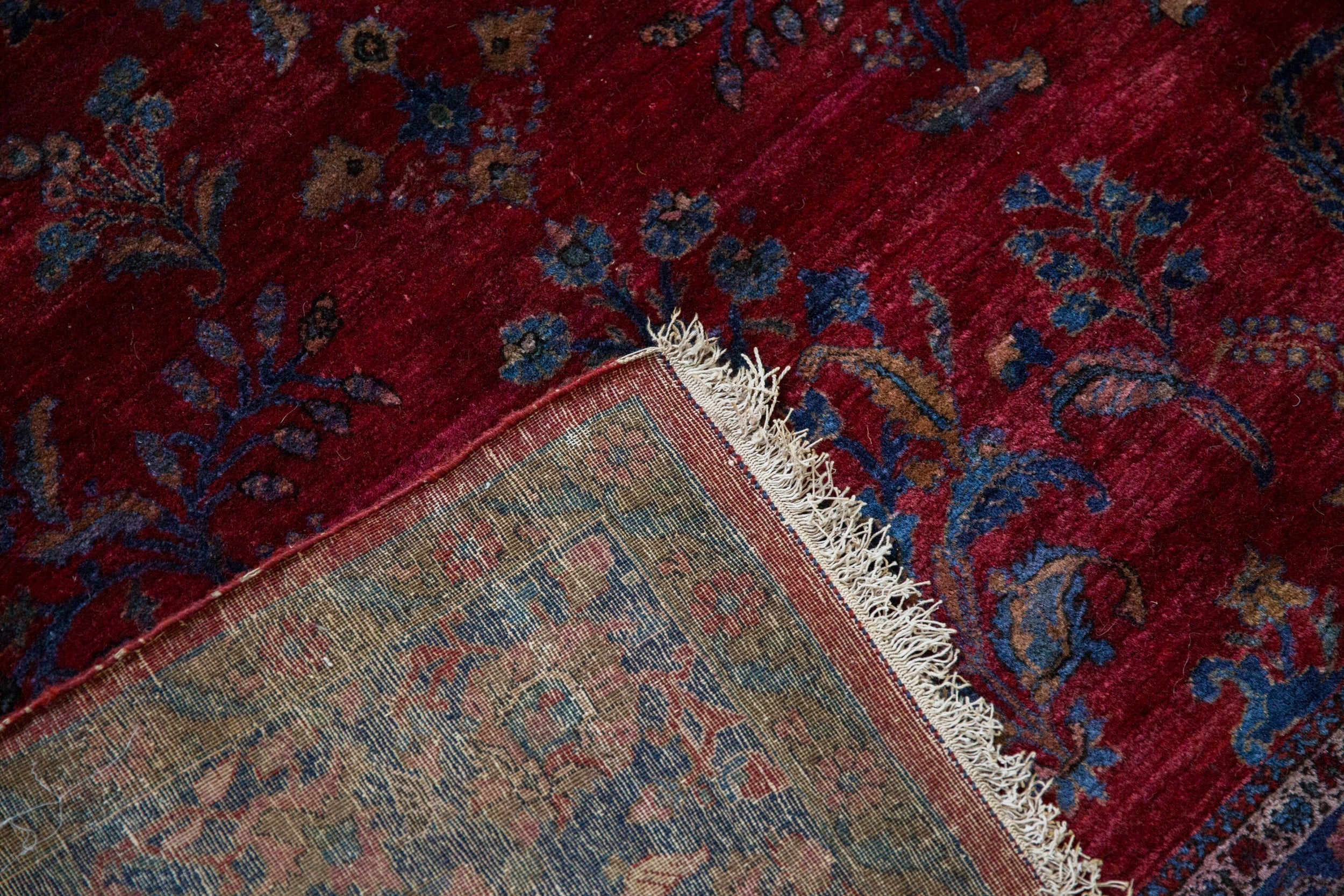 4.5x6.5 Antique Fine Kashan Rug // ONH Item 13010, Image 12