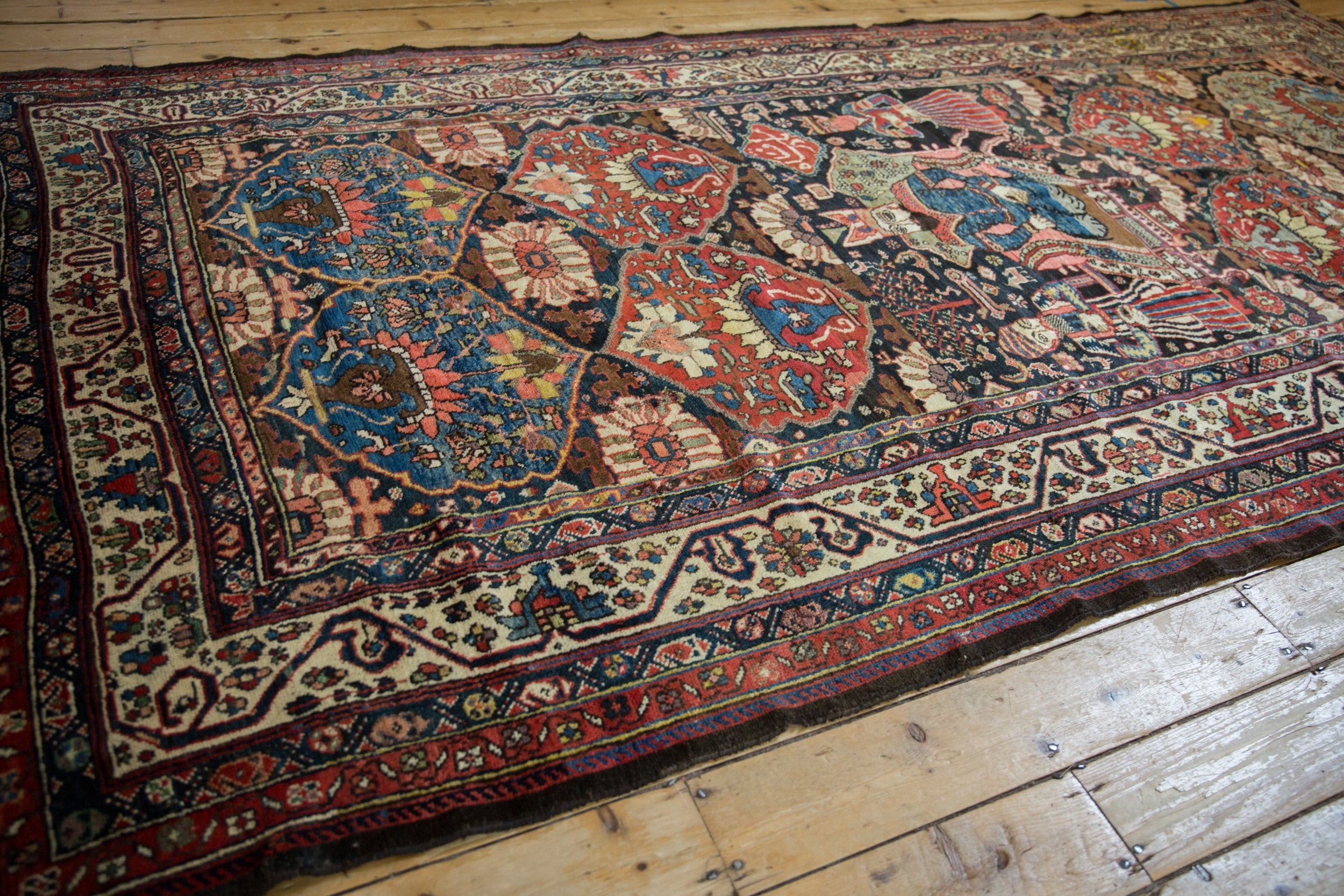 6x12.5 Antique Afshar Rug Runner // ONH Item 13053, Image 3