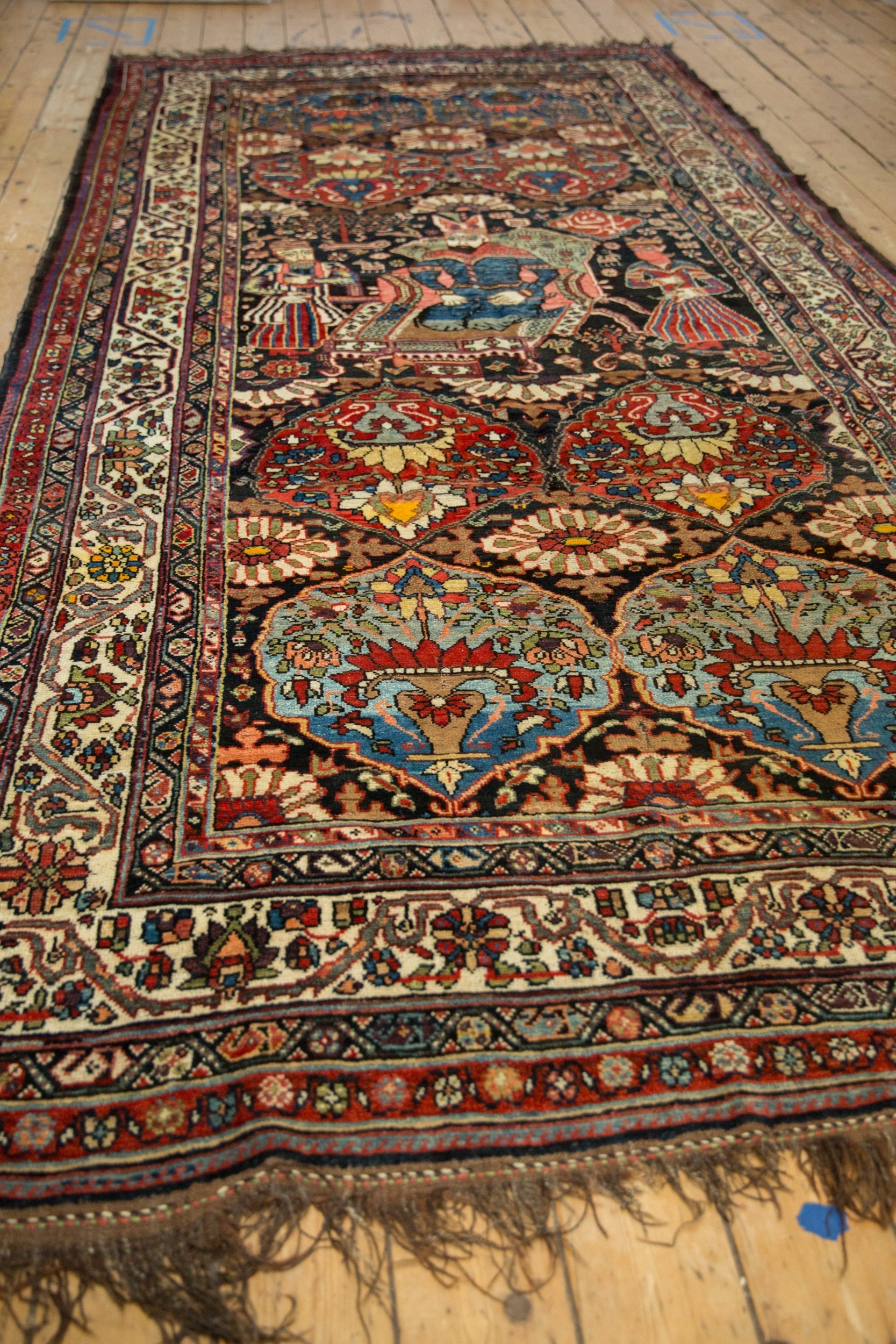 6x12.5 Antique Afshar Rug Runner // ONH Item 13053, Image 5