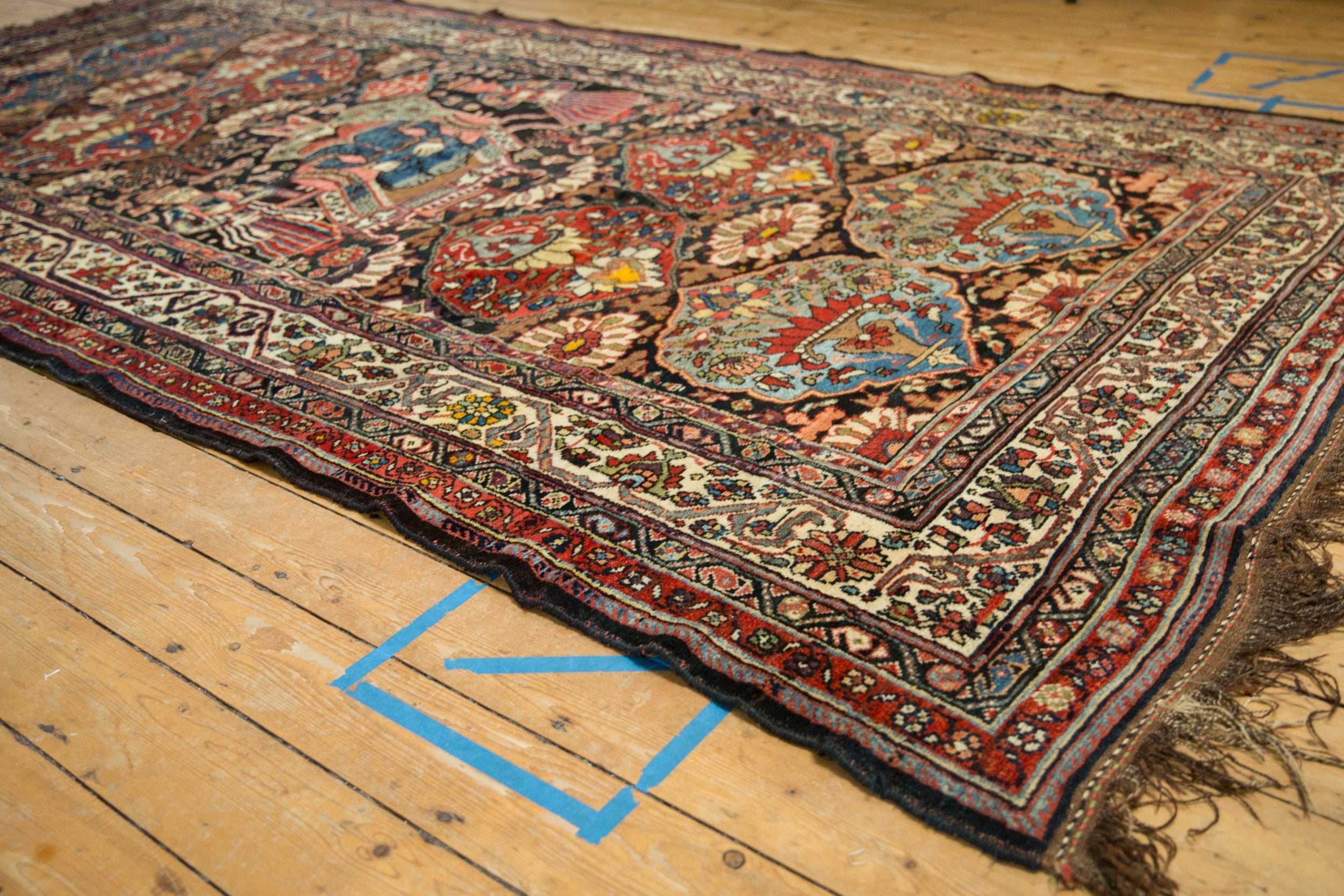 6x12.5 Antique Afshar Rug Runner // ONH Item 13053, Image 7