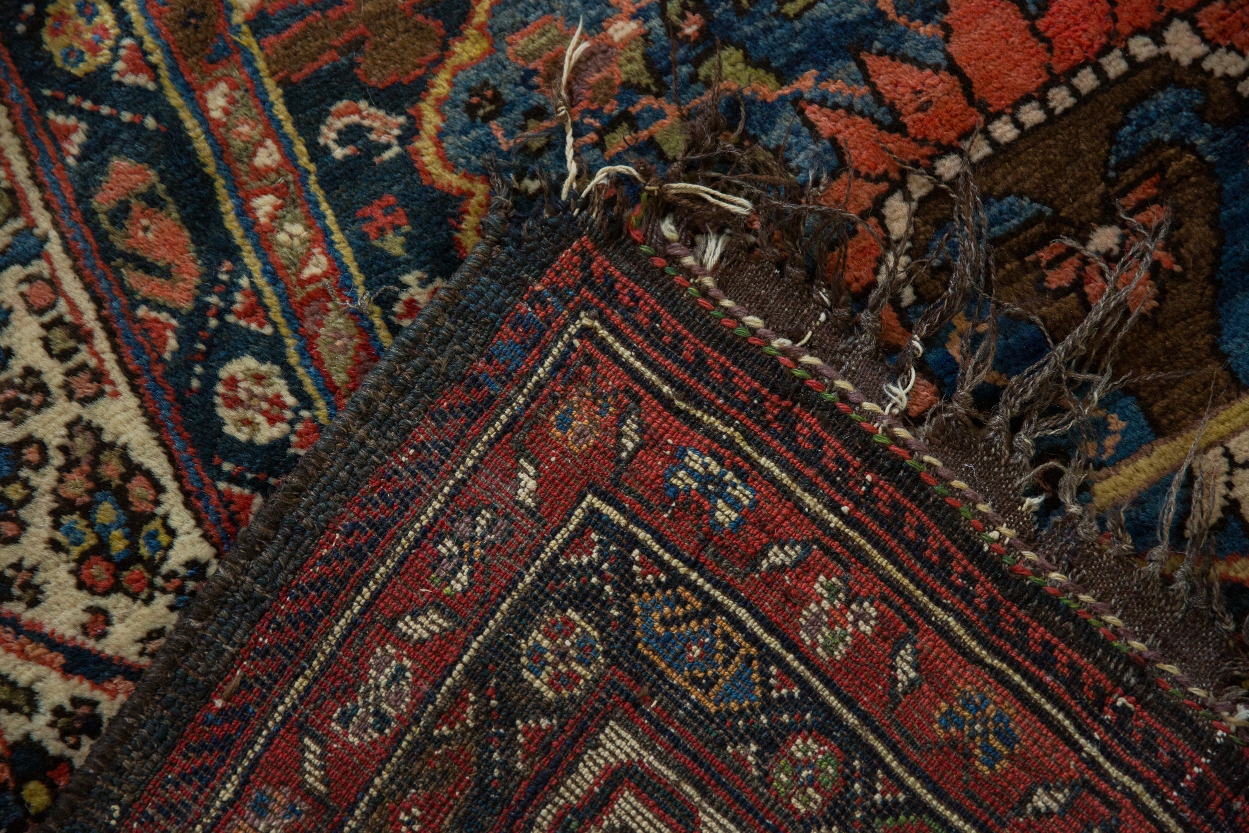 6x12.5 Antique Afshar Rug Runner // ONH Item 13053, Image 10