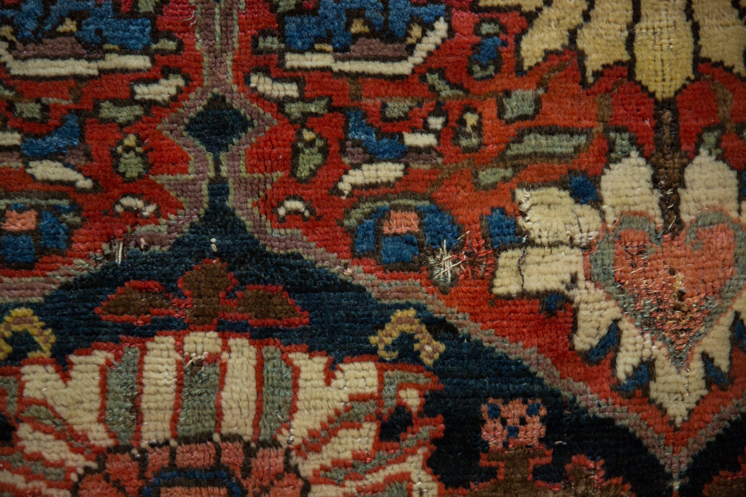 6x12.5 Antique Afshar Rug Runner // ONH Item 13053, Image 12