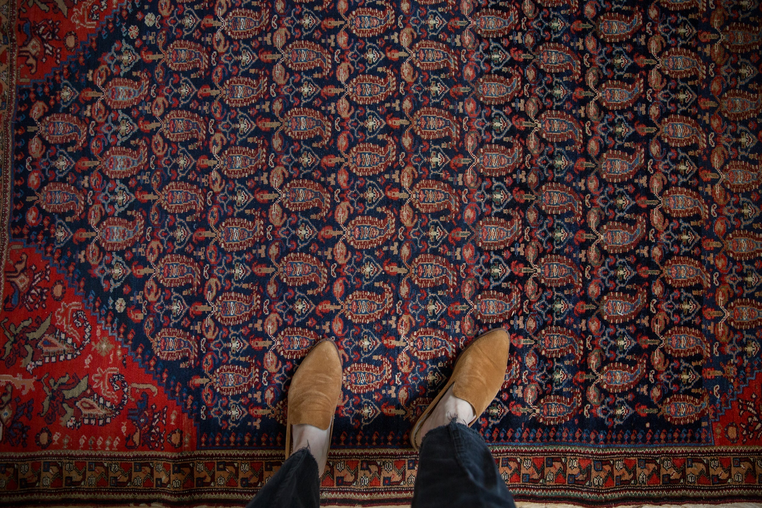 4.5x6.5 Antique Malayer Rug // ONH Item 13054, Image 1