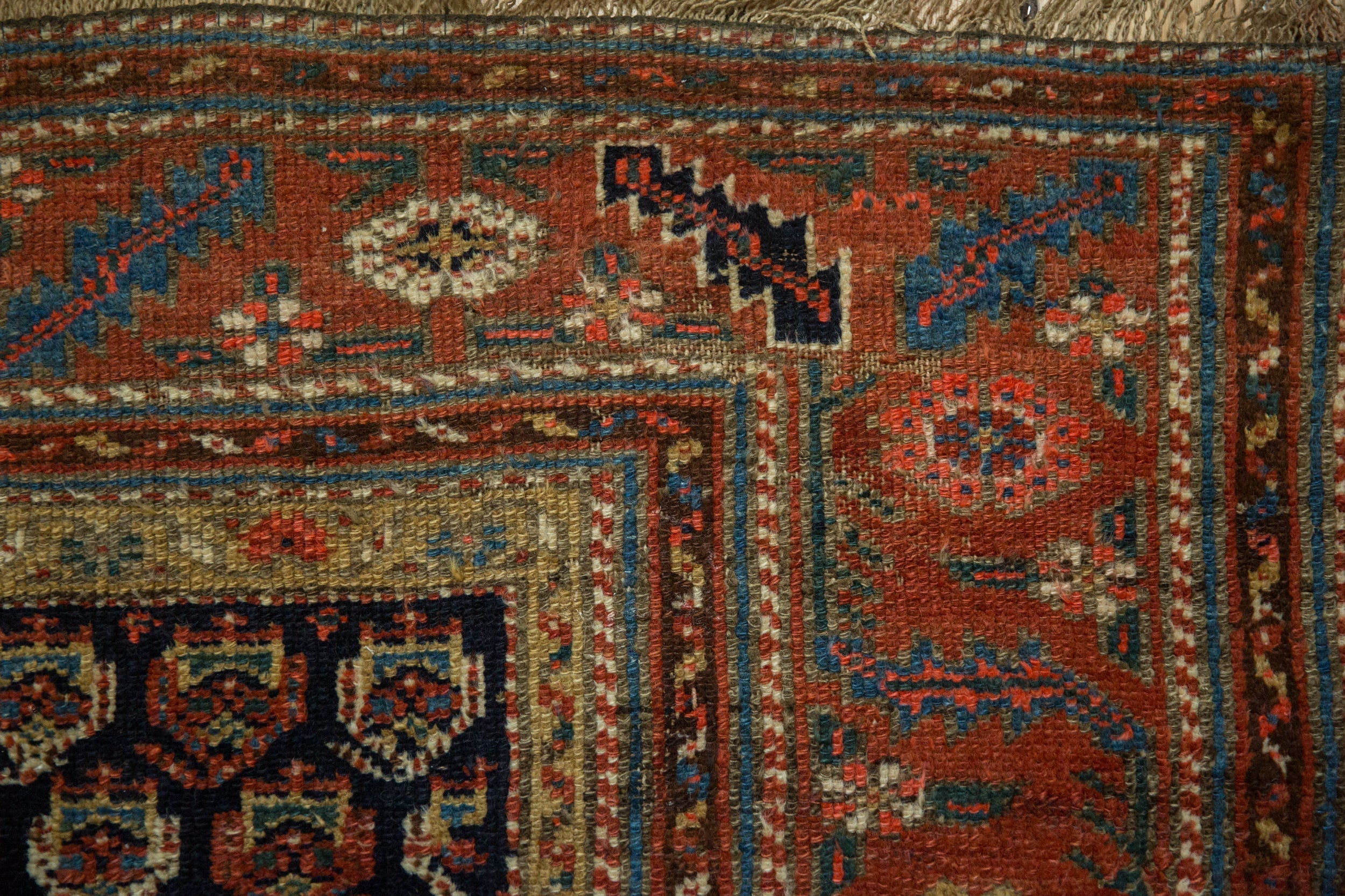 4x6 Antique Kurdish Hamadan Rug // ONH Item 13055, Image 2