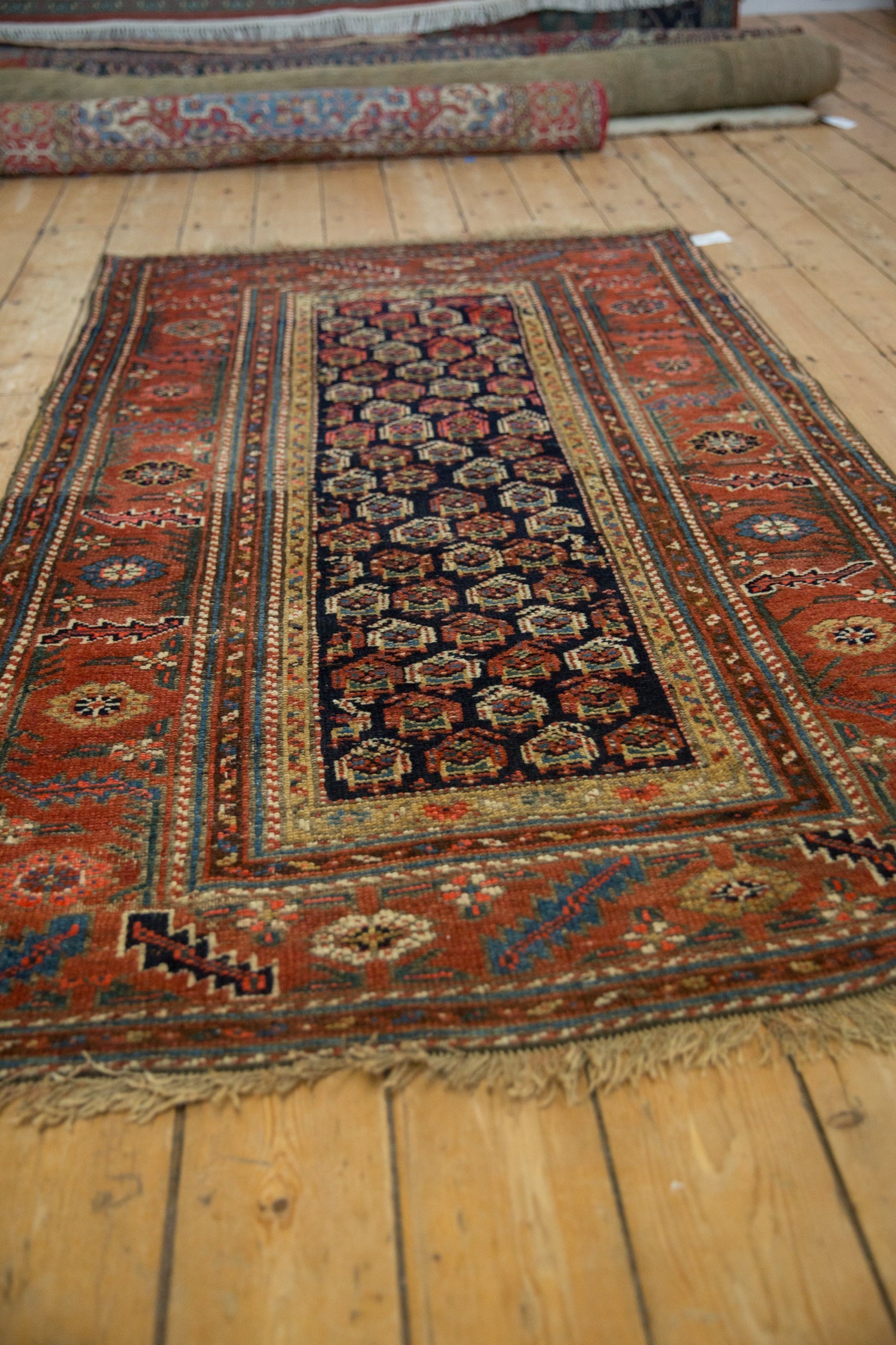 4x6 Antique Kurdish Hamadan Rug // ONH Item 13055, Image 3