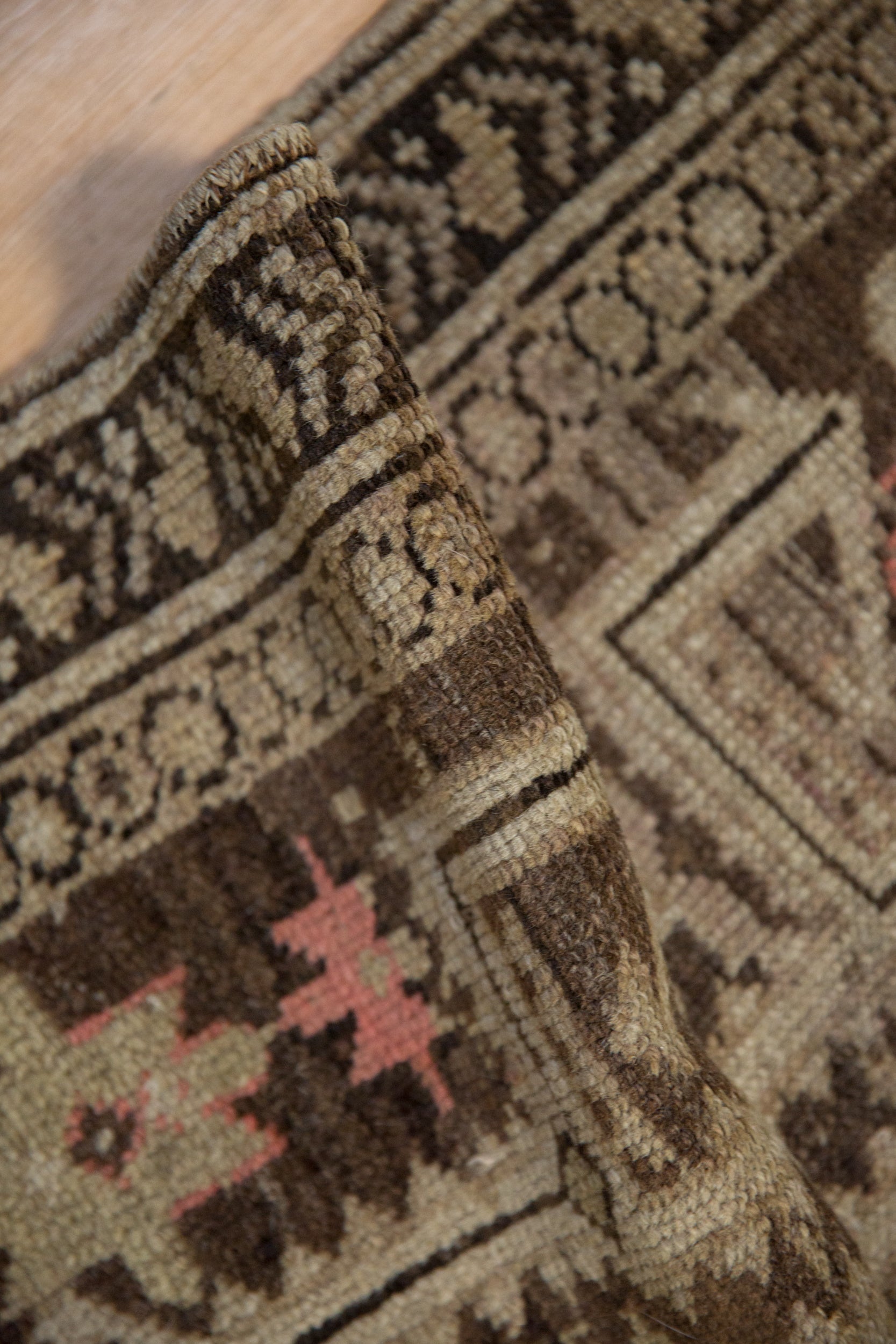 2x2.5 Antique Caucasian Square Rug Mat // ONH Item 13059, Image 6