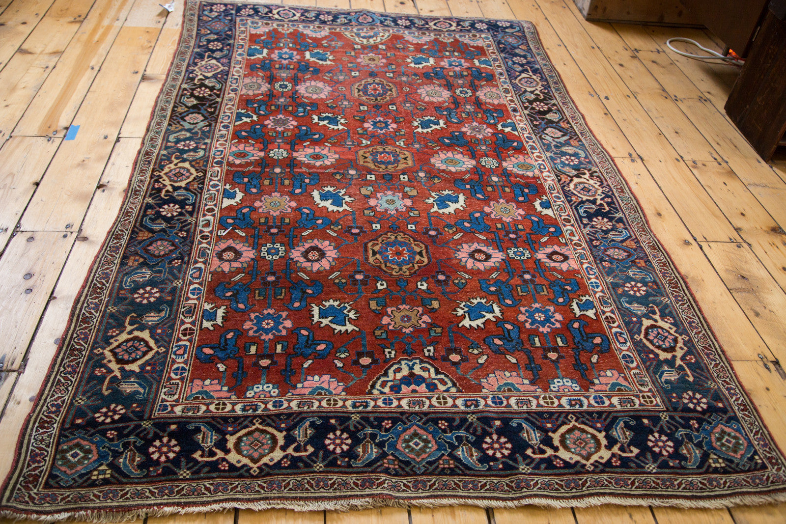 4.5x7 Antique Persian Bijar Area Rug // ONH Item 1868 Image 3