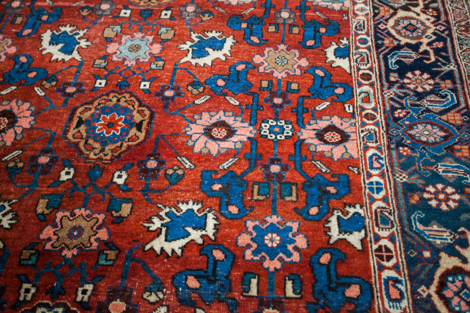 4.5x7 Antique Persian Bijar Area Rug // ONH Item 1868 Image 7