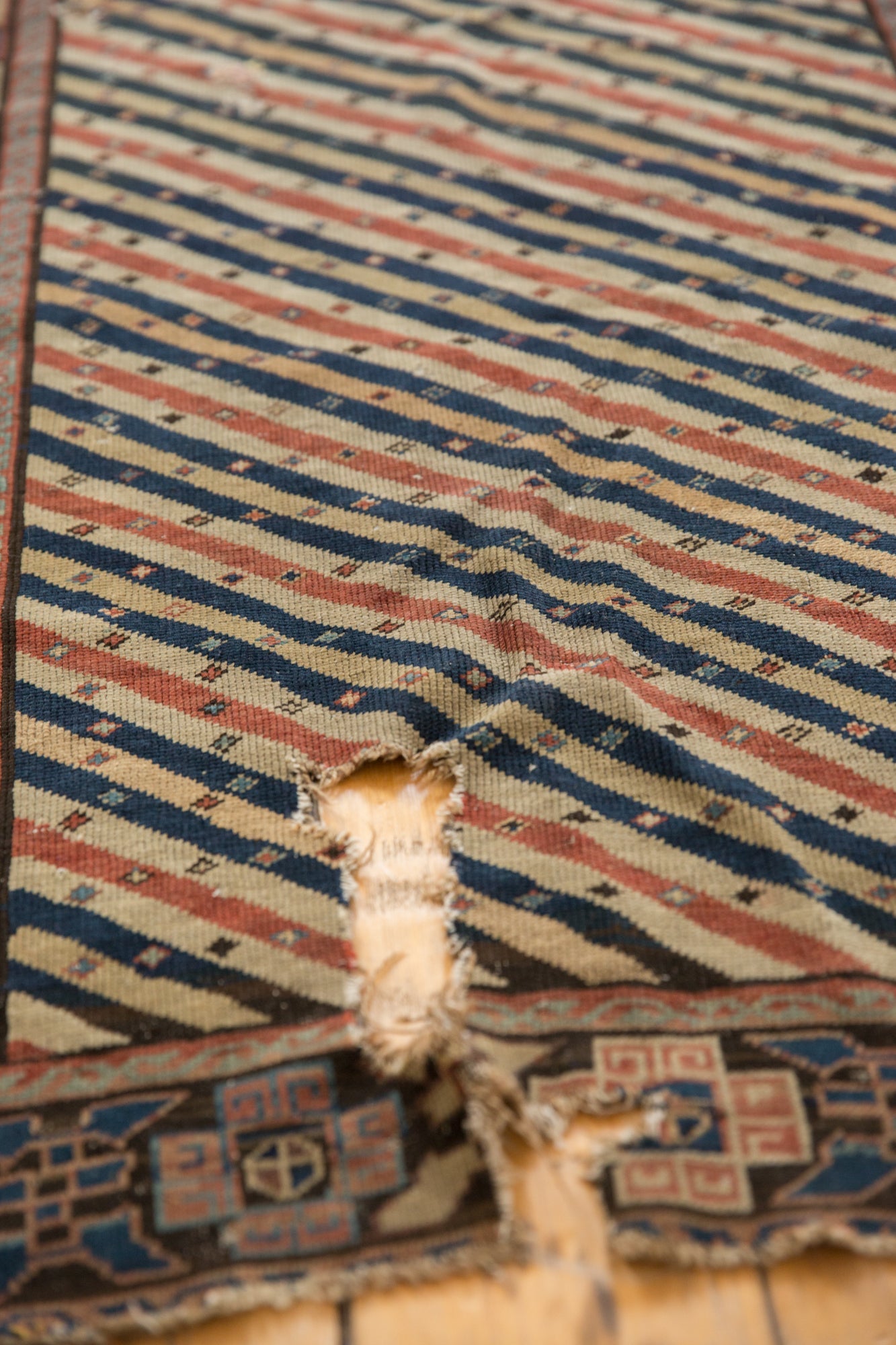 3.5x8 Antique Shirvan Rug Runner // ONH Item 2149 Image 4