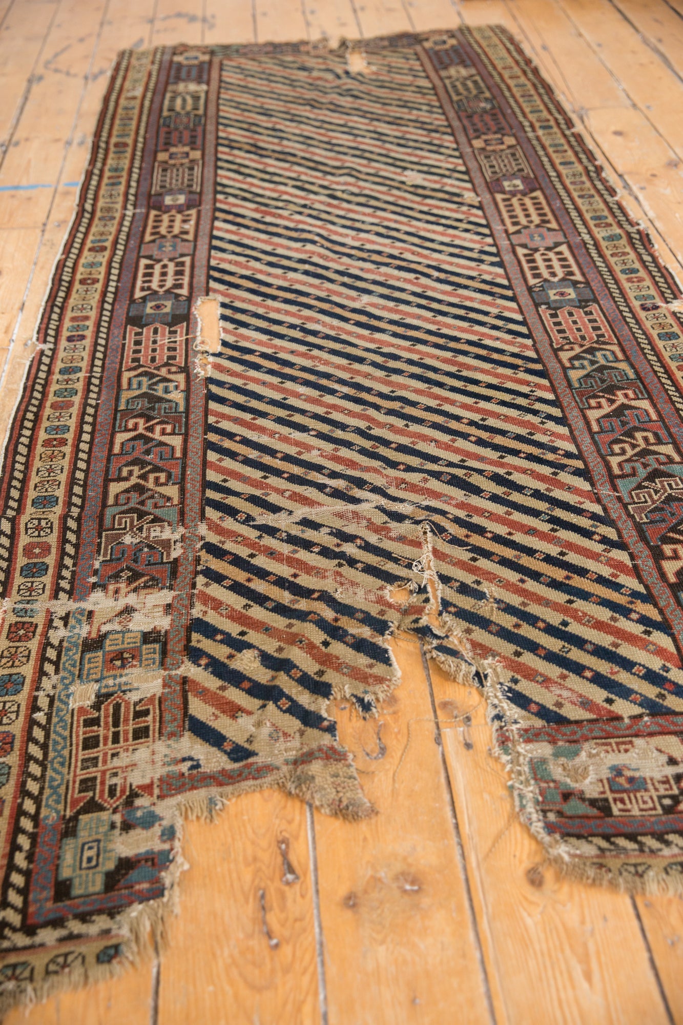 3.5x8 Antique Shirvan Rug Runner // ONH Item 2149 Image 8