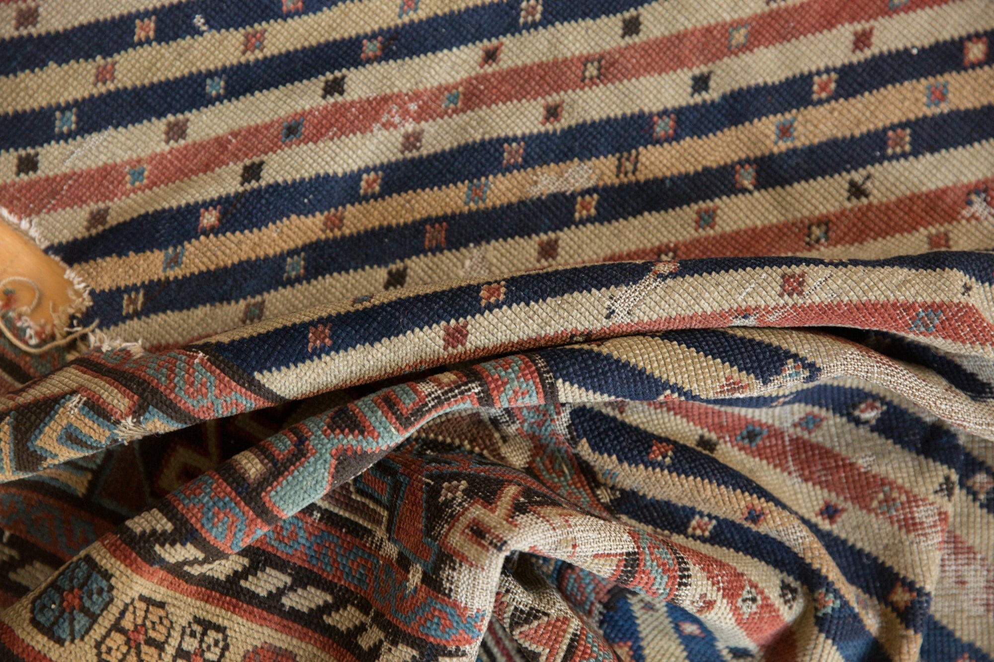 3.5x8 Antique Shirvan Rug Runner // ONH Item 2149 Image 9