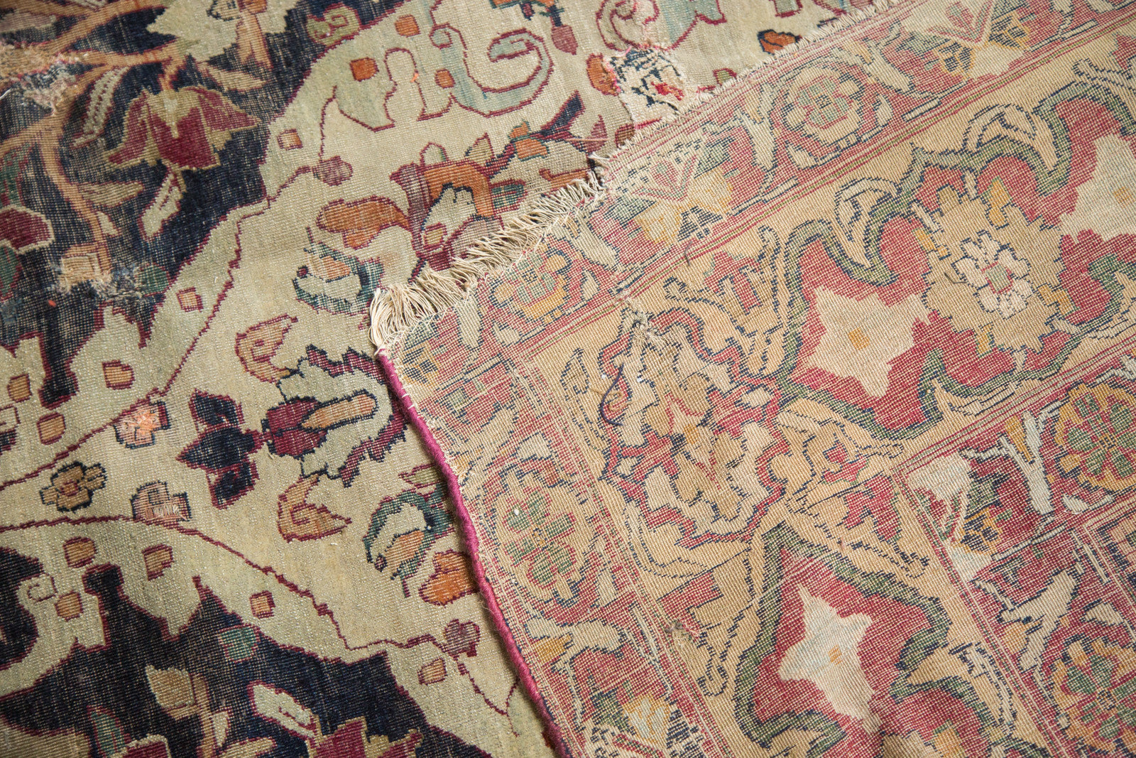 8.5x12 Unusual Antique Lavar Kerman Carpet // ONH Item 2211 Image 19