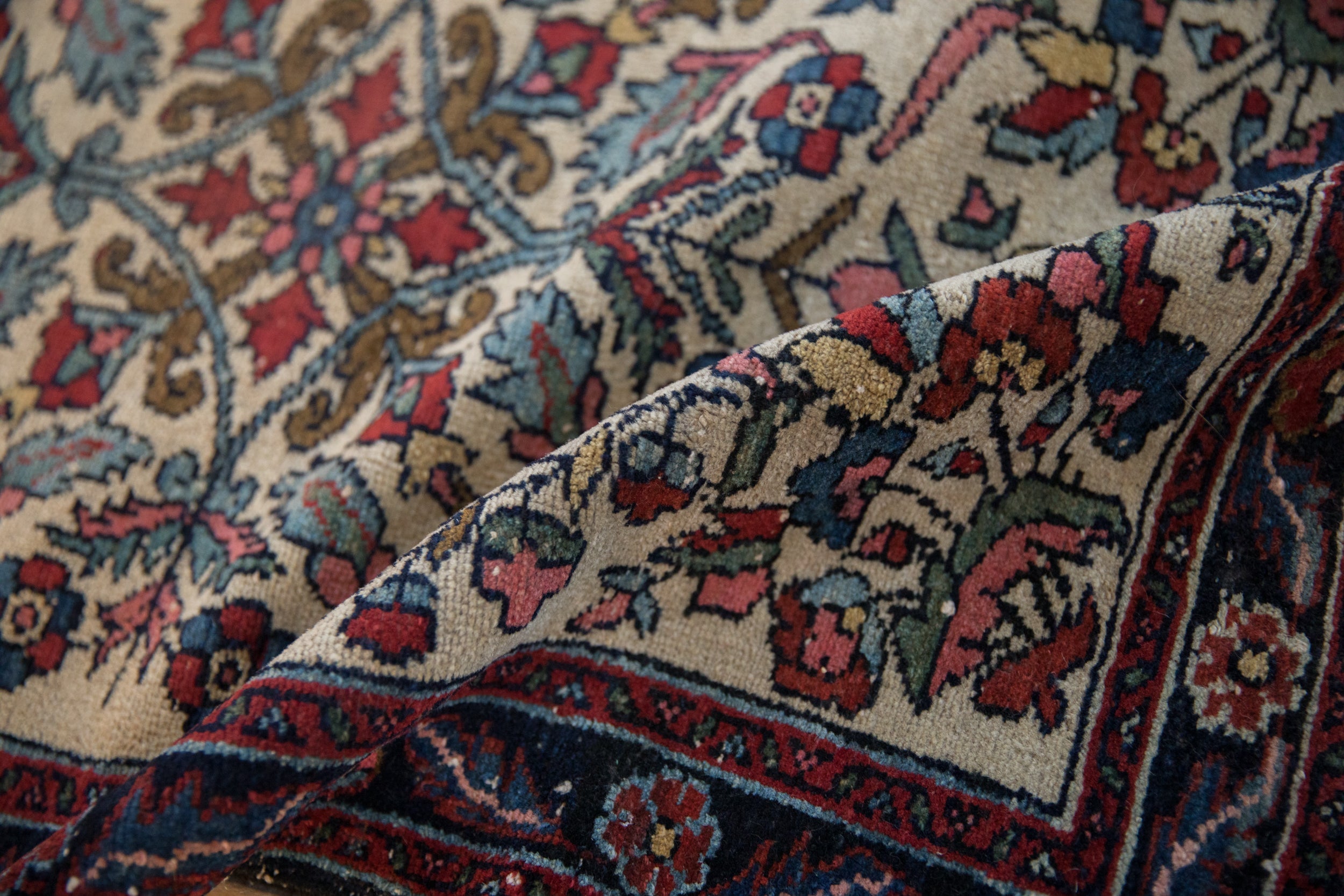 2x3 Antique Fine Hamadan Rug Mat // ONH Item 3730 Image 8