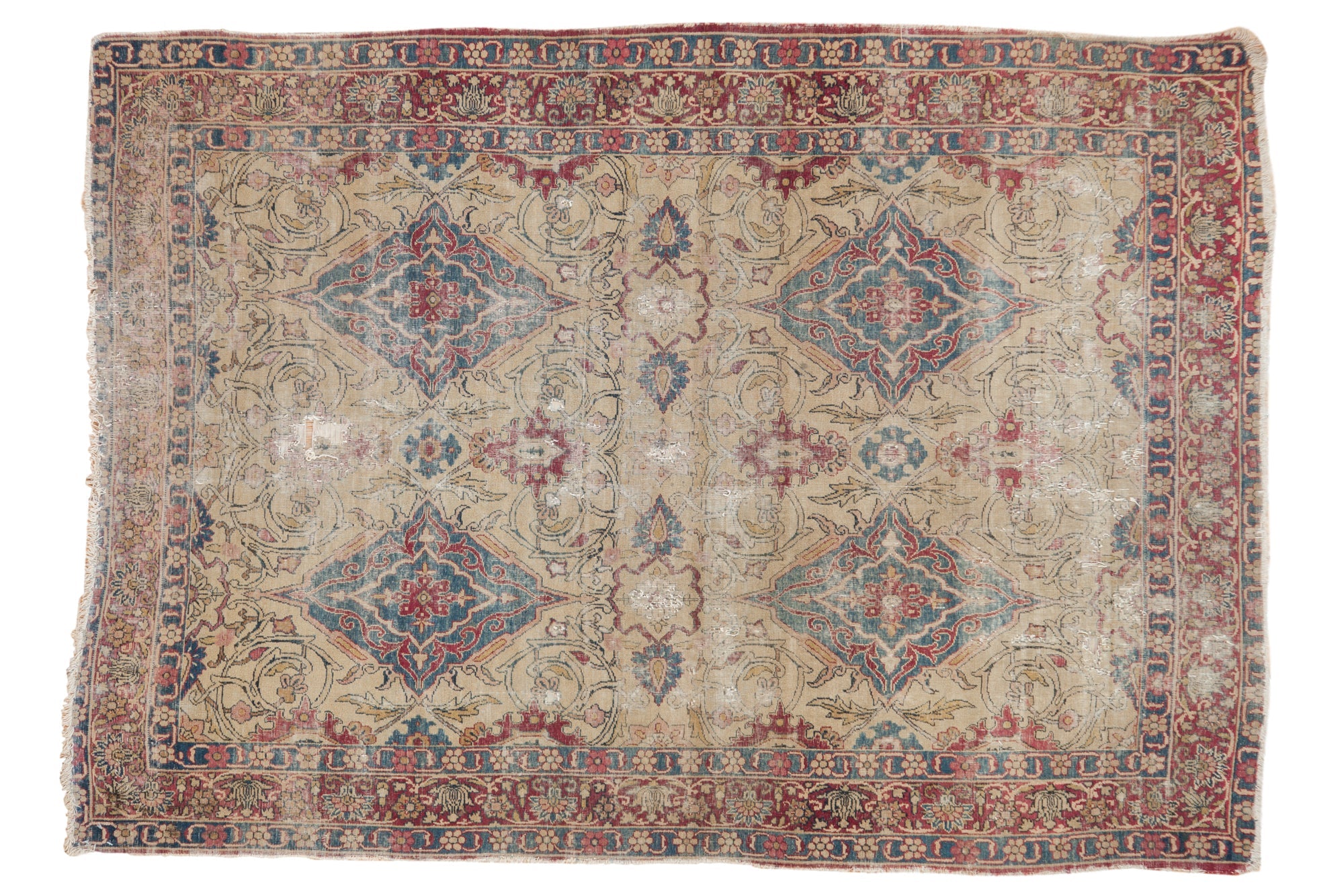 4.5x6.5 Antique Kermanshah Rug // ONH Item 3740