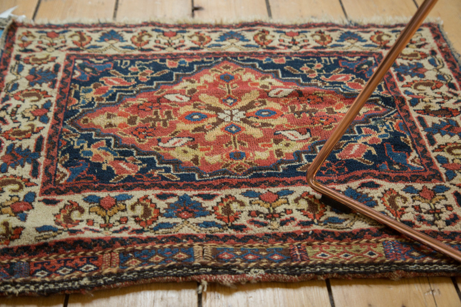 2x2.5 Antique West Persian Square Bag Face Rug Mat // ONH Item 3936 Image 2