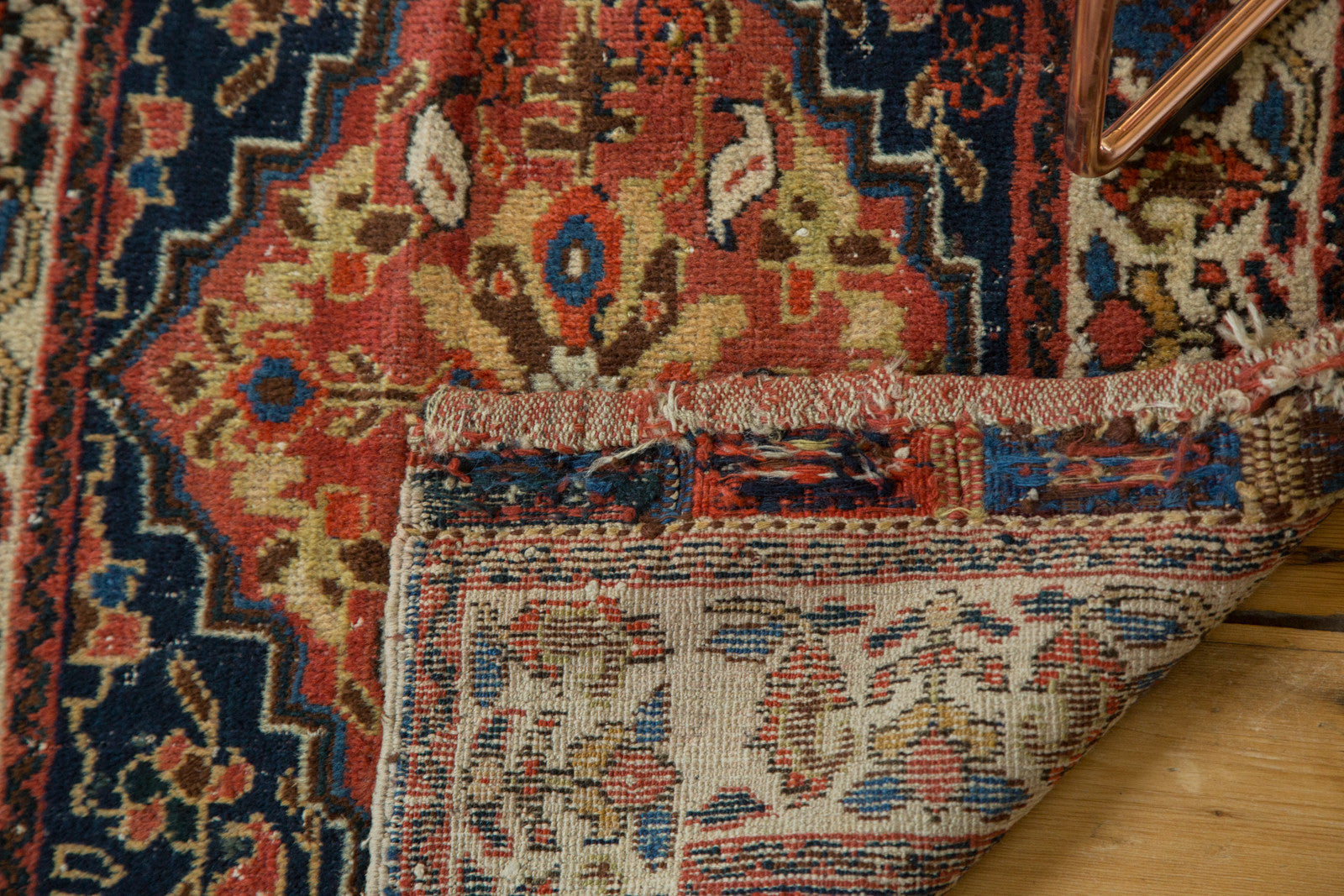 2x2.5 Antique West Persian Square Bag Face Rug Mat // ONH Item 3936 Image 6