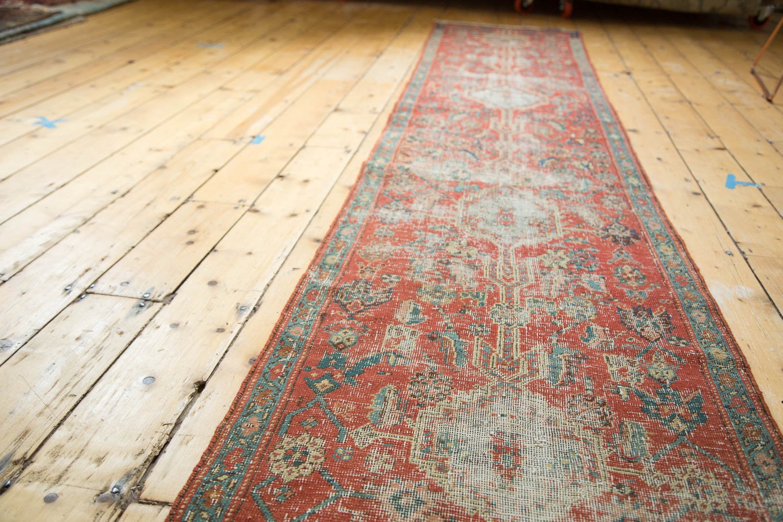 2x13.5 Antique Heriz Rug Runner // ONH Item 4227 Image 2