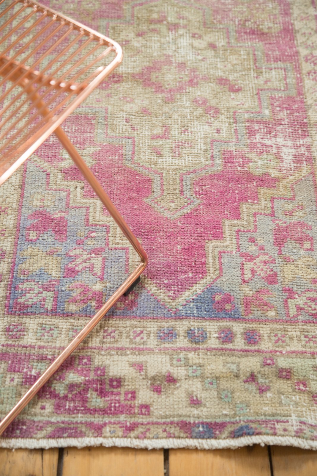 3.5x9.5 Vintage Distressed Oushak Rug Runner // ONH Item 4906 Image 3