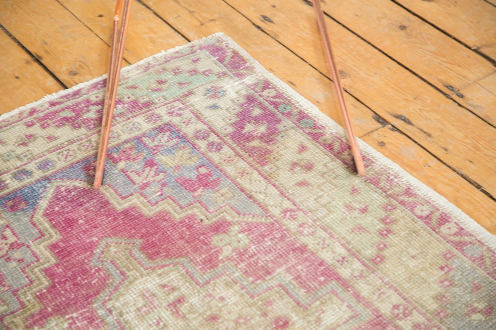 3.5x9.5 Vintage Distressed Oushak Rug Runner // ONH Item 4906 Image 7