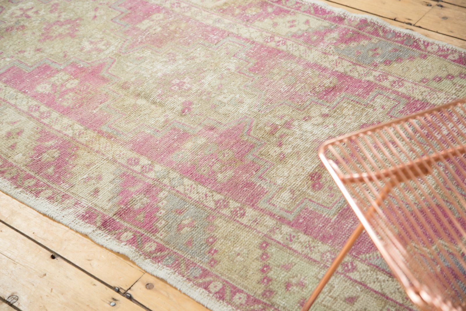 3.5x9.5 Vintage Distressed Oushak Rug Runner // ONH Item 4906 Image 10