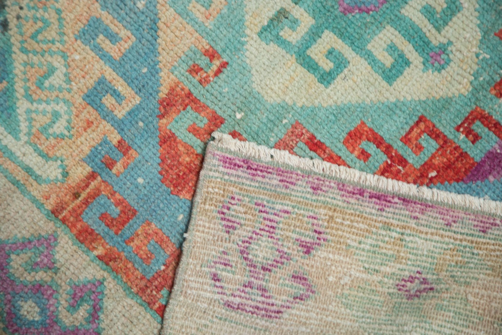 3.5x10.5 Vintage Distressed Oushak Rug Runner // ONH Item 4920 Image 5