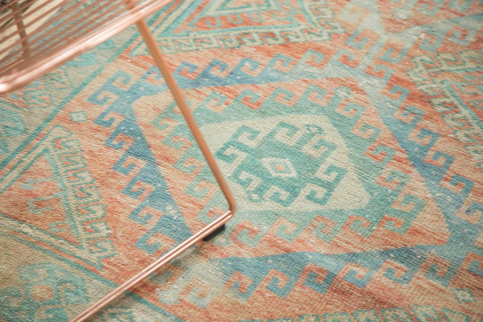 3.5x10.5 Vintage Distressed Oushak Rug Runner // ONH Item 4920 Image 7