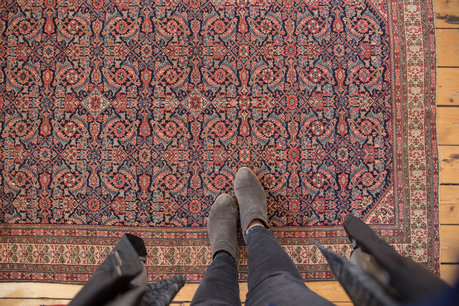 4x6.5 Antique Mission Malayer Rug // ONH Item 5109 Image 1