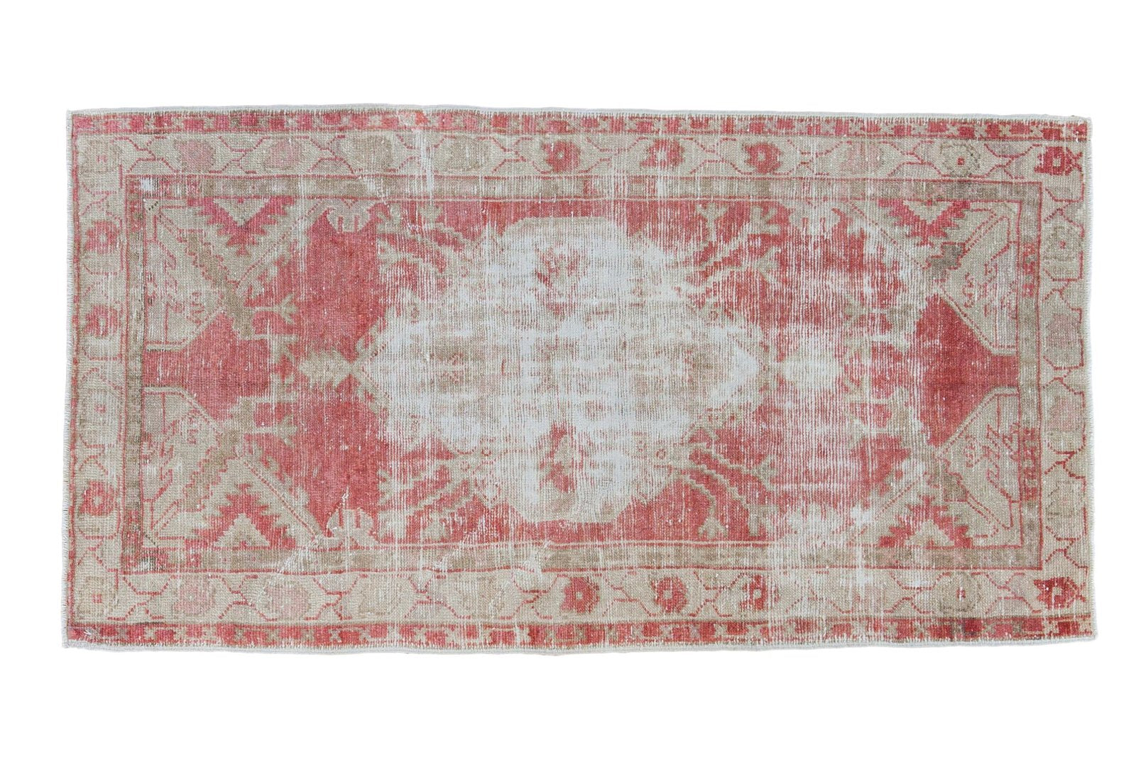 2.5x4.5 Vintage Distressed Oushak Rug // ONH Item 5174