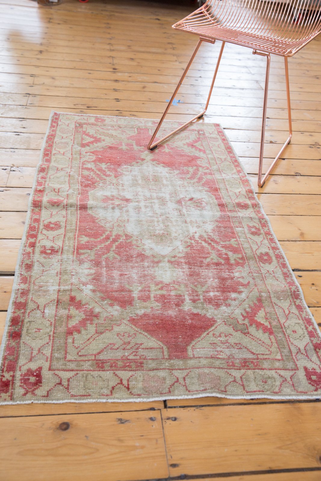 2.5x4.5 Vintage Distressed Oushak Rug // ONH Item 5174 Image 7