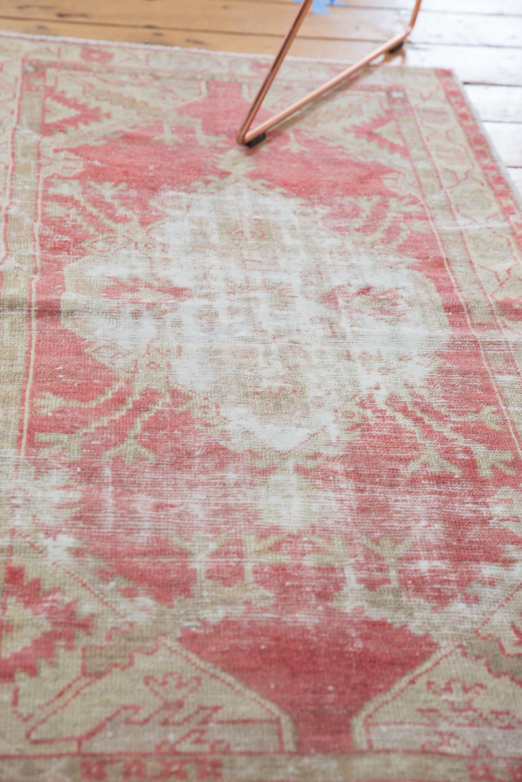 2.5x4.5 Vintage Distressed Oushak Rug // ONH Item 5174 Image 8