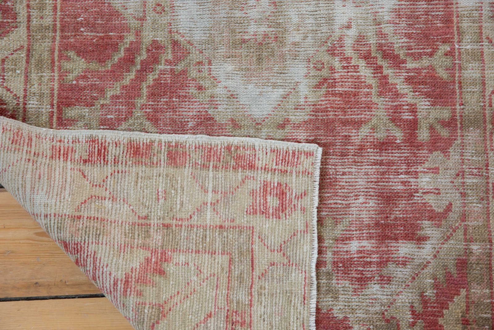 2.5x4.5 Vintage Distressed Oushak Rug // ONH Item 5174 Image 10