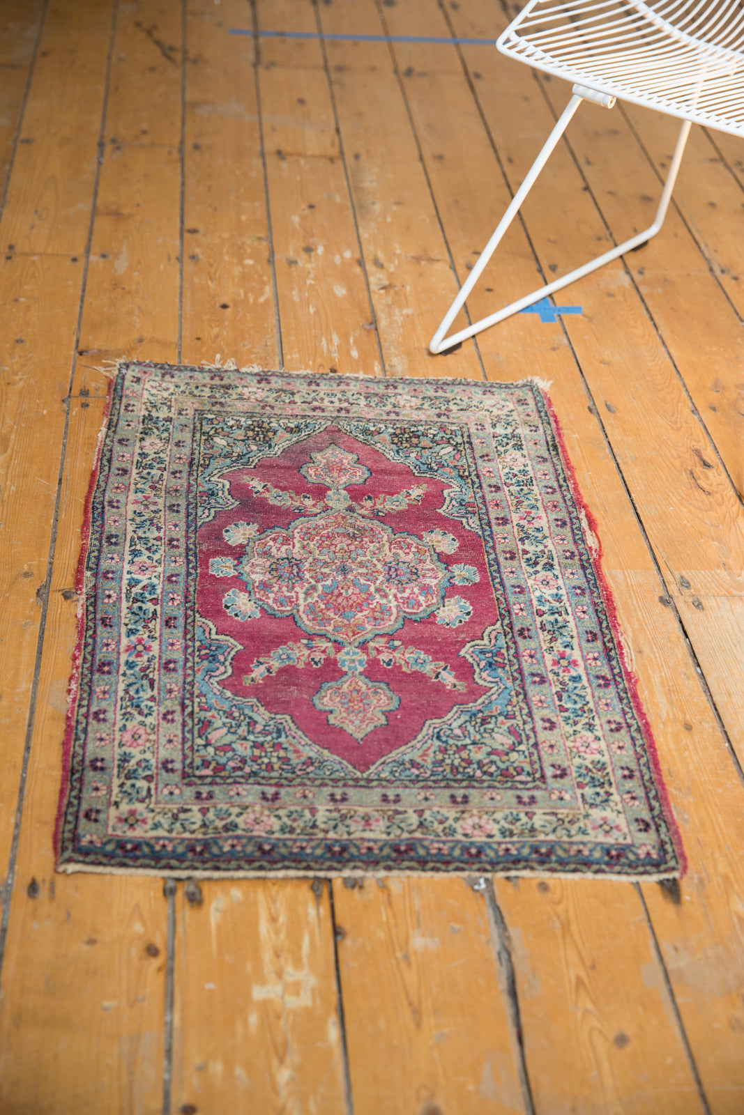 2x3 Antique Kerman Rug Mat // ONH Item 5551 Image 5