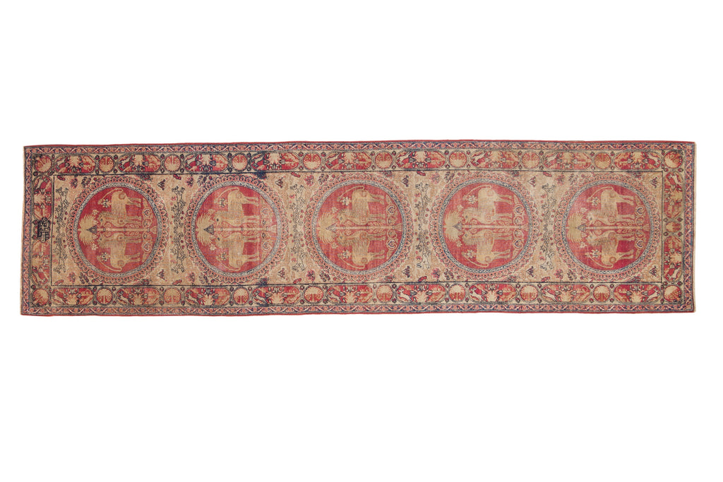 Antique Kerman Rug Runner // ONH Item: 6969