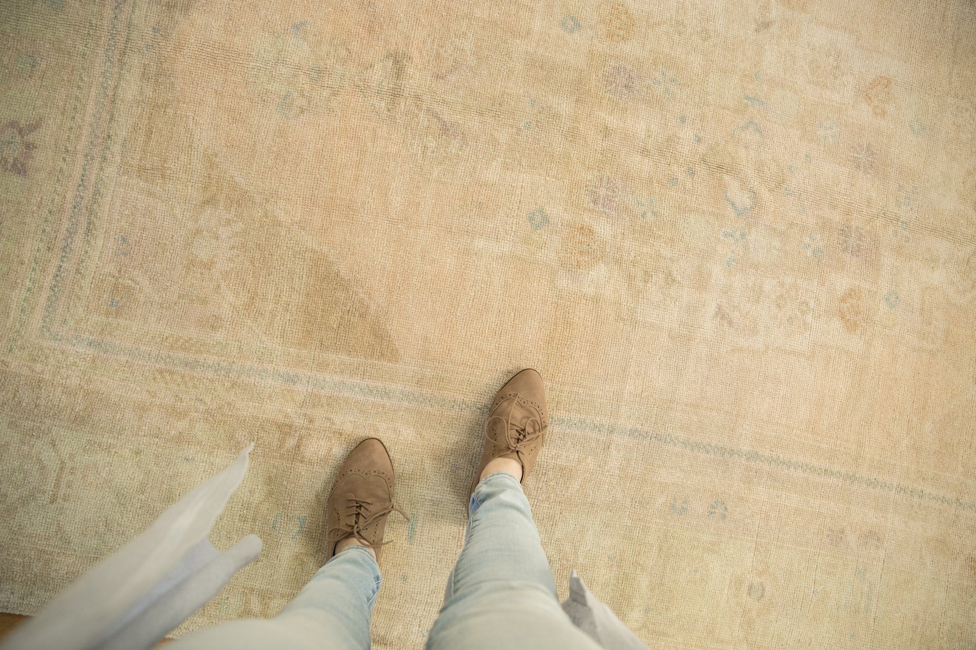 6x10 Vintage Distressed Oushak Carpet // ONH Item 7101 Image 1