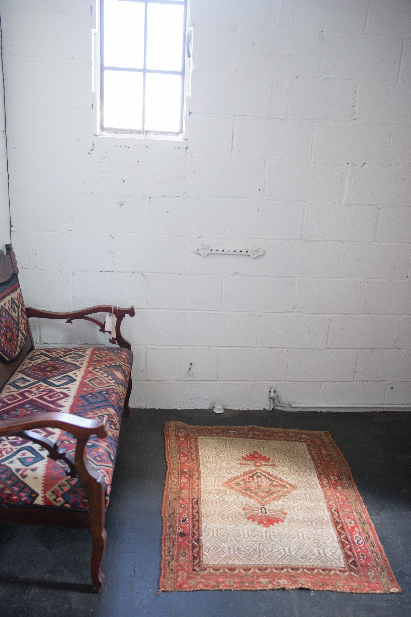 3x3.5 Antique Malayer Square Rug // ONH Item 7374 Image 3