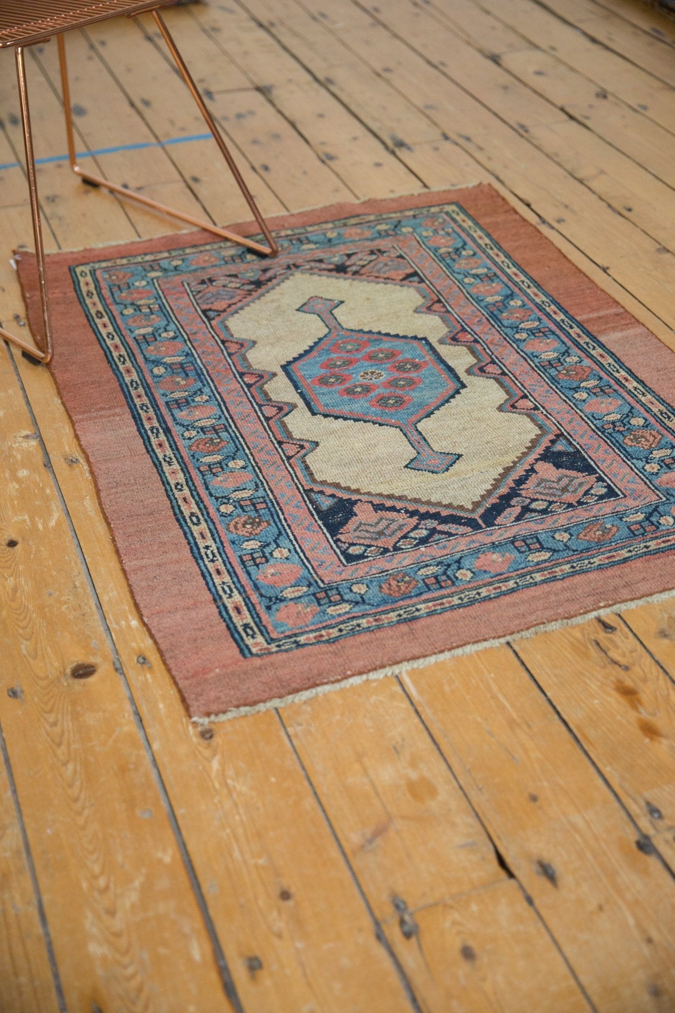 3x4 Antique Camel Hair Serab Square Rug // ONH Item 7381 Image 4