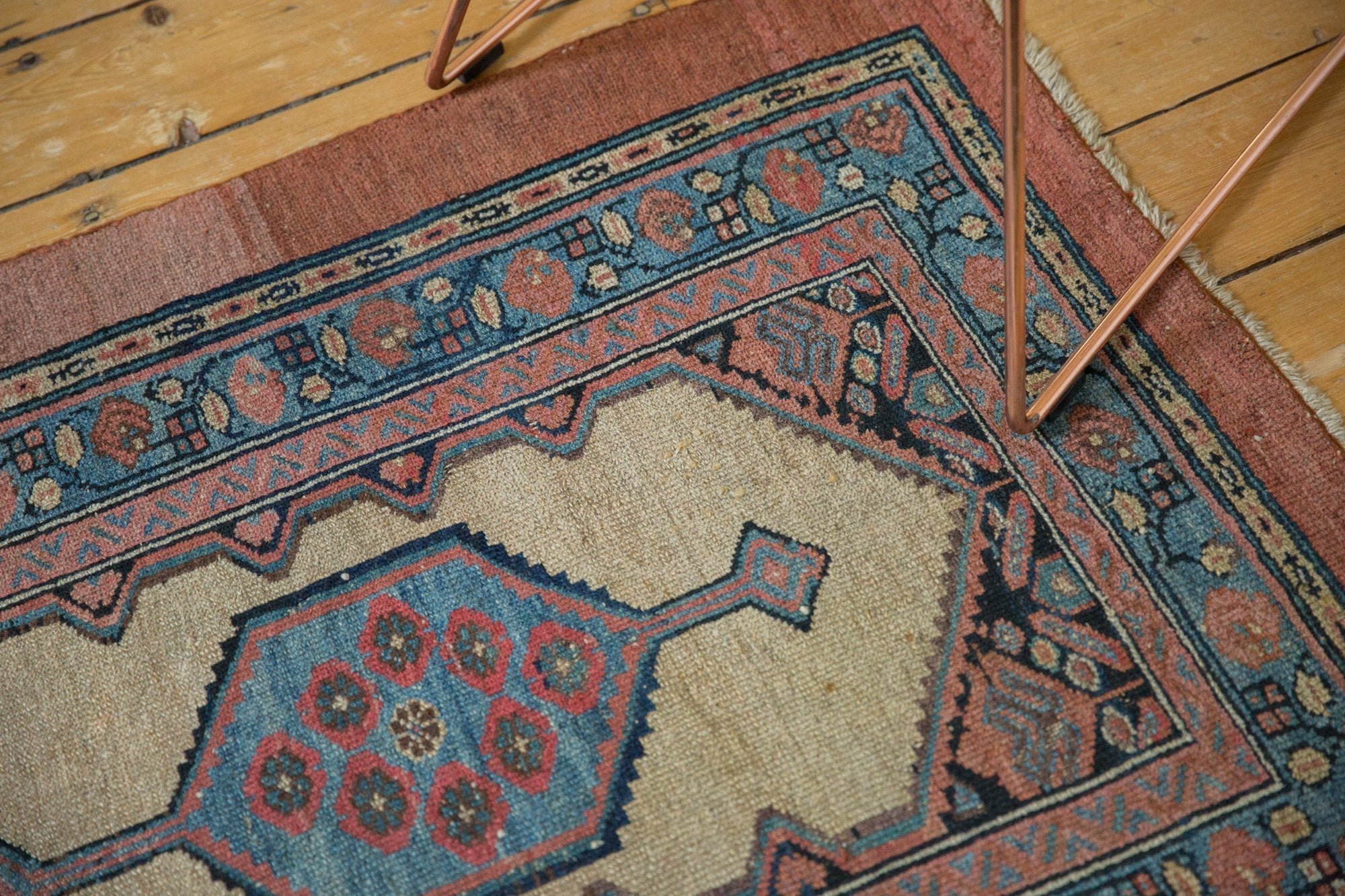 3x4 Antique Camel Hair Serab Square Rug // ONH Item 7381 Image 6