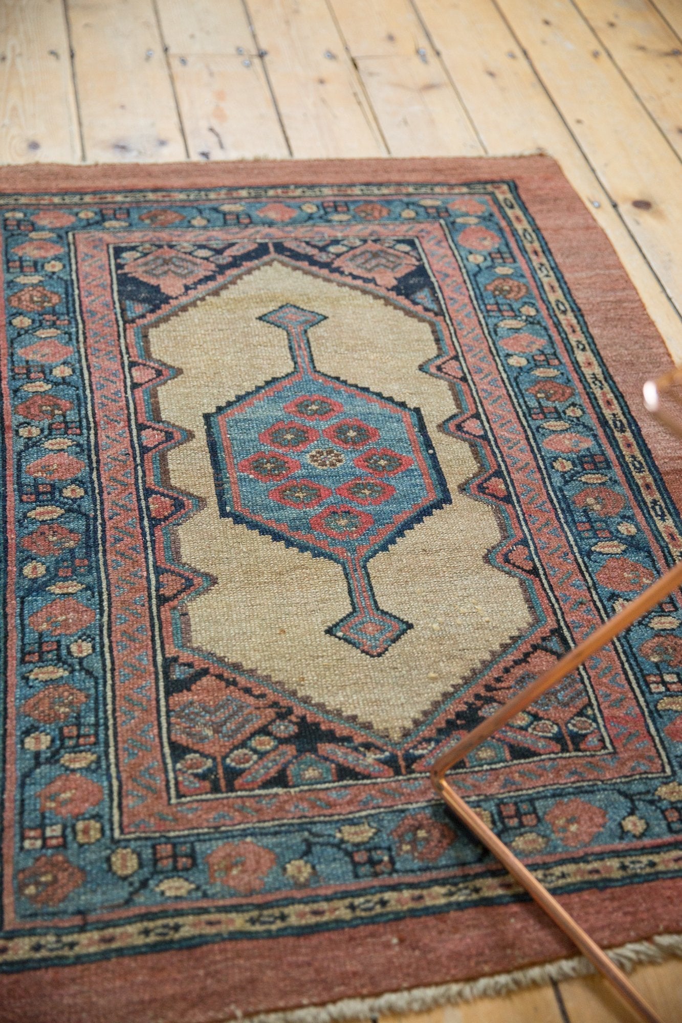 3x4 Antique Camel Hair Serab Square Rug // ONH Item 7381 Image 9