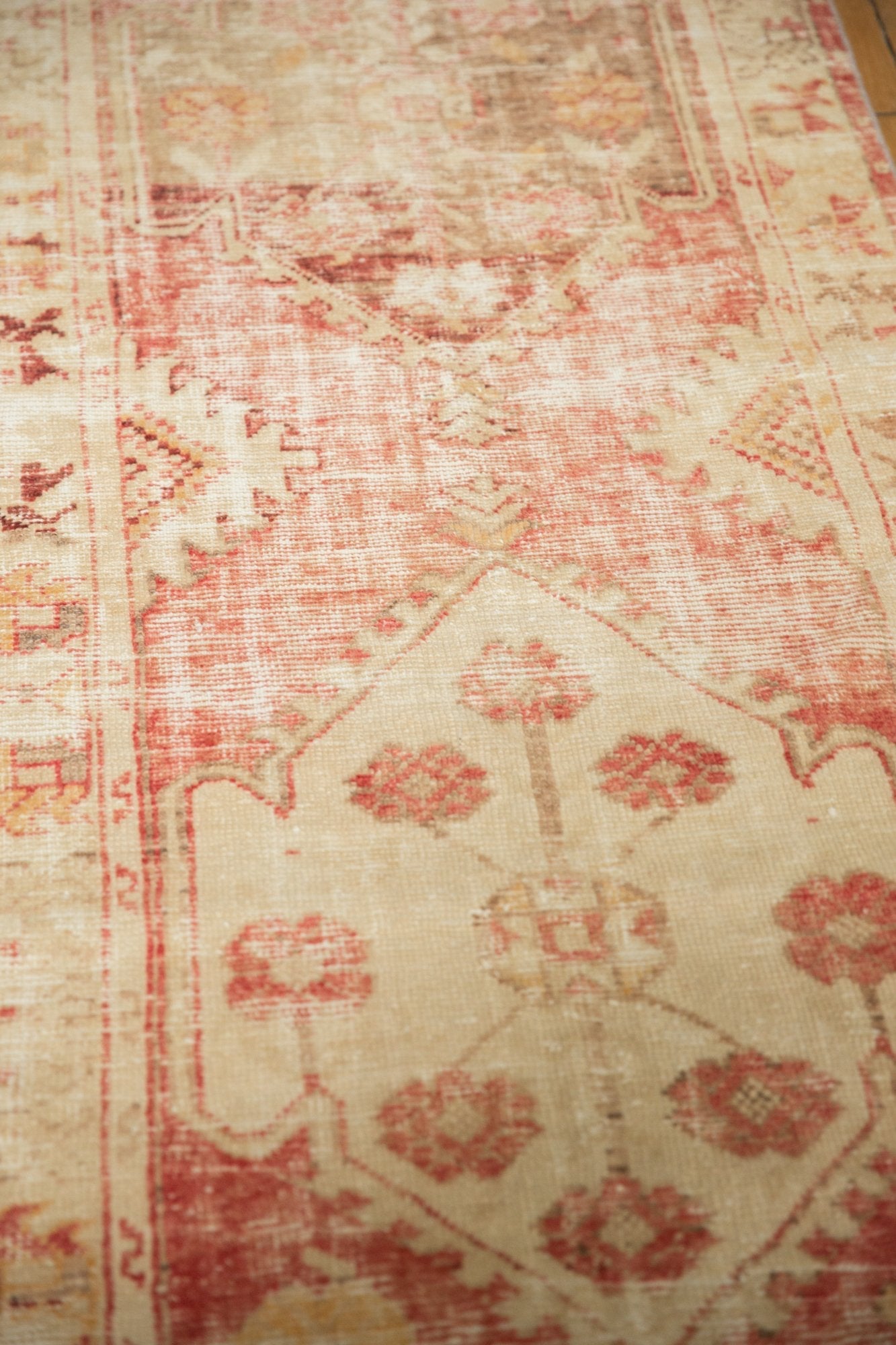 2.5x11 Vintage Distressed Oushak Rug Runner // ONH Item 7618 Image 5