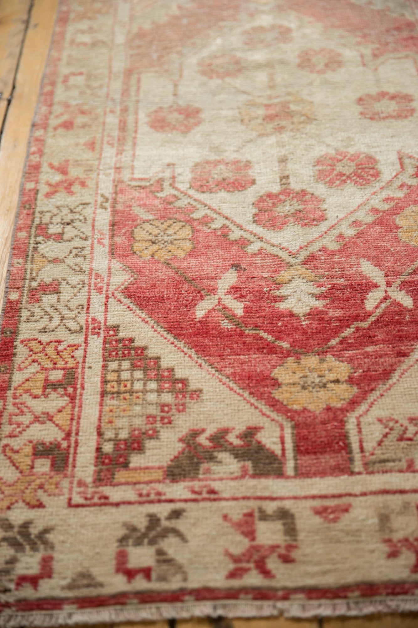 2.5x11 Vintage Distressed Oushak Rug Runner // ONH Item 7618 Image 7