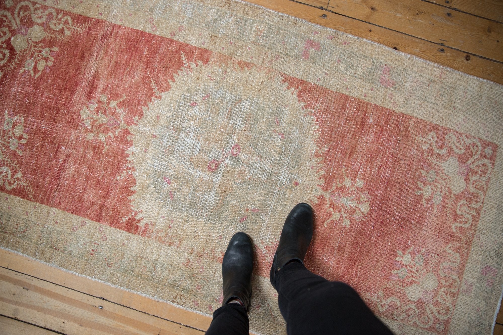 3.5x6.5 Vintage Distressed Oushak Rug // ONH Item 7790 Image 1