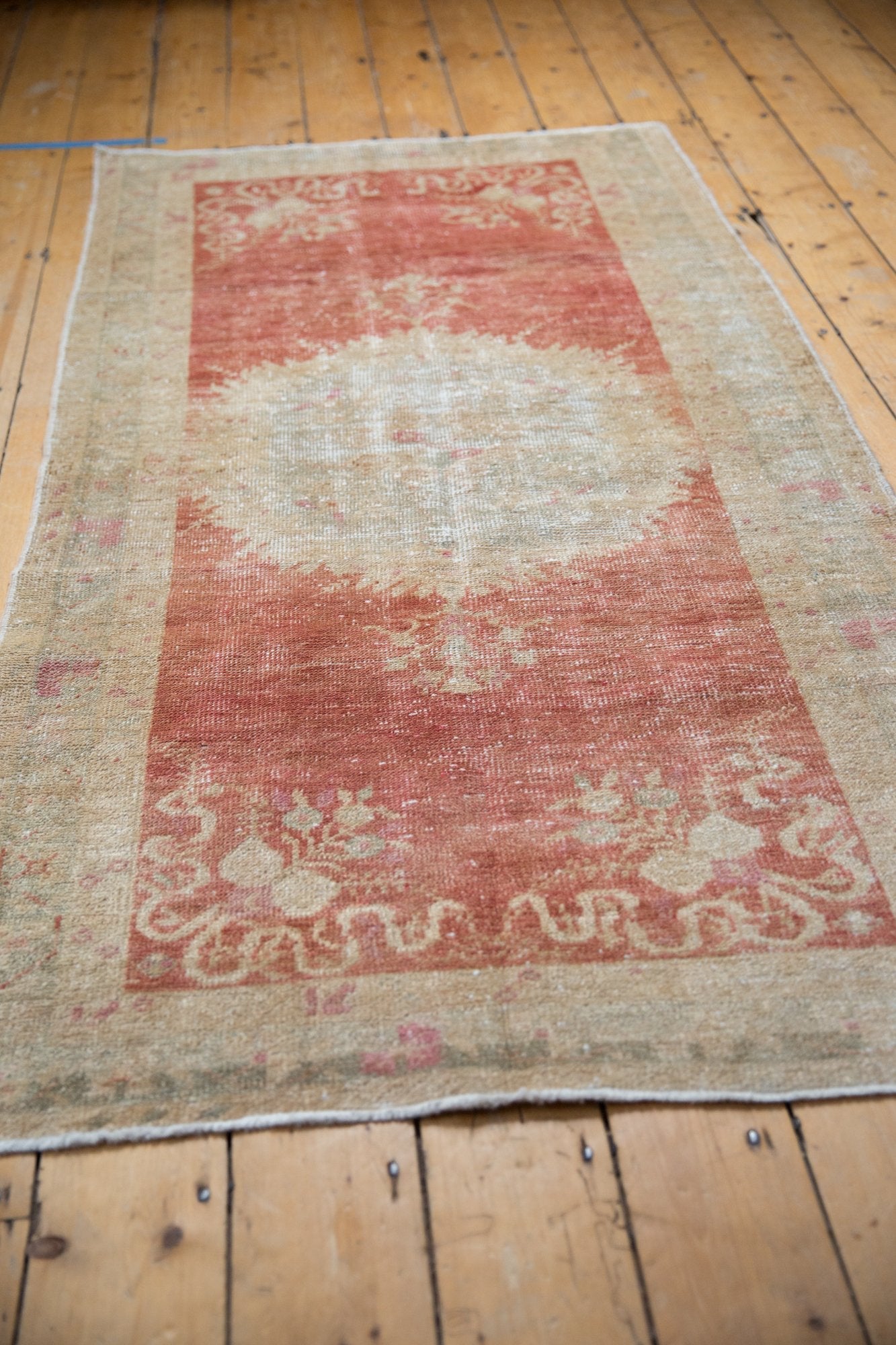 3.5x6.5 Vintage Distressed Oushak Rug // ONH Item 7790 Image 2