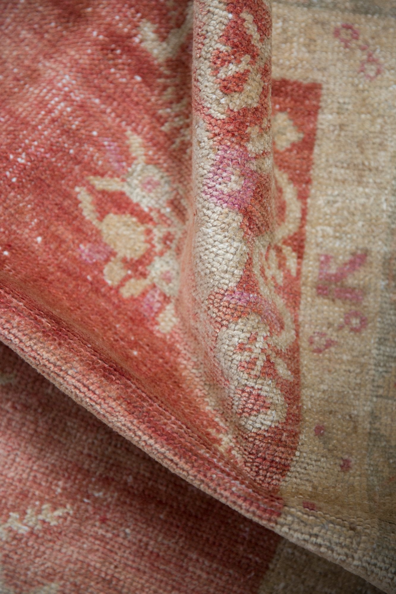 3.5x6.5 Vintage Distressed Oushak Rug // ONH Item 7790 Image 9