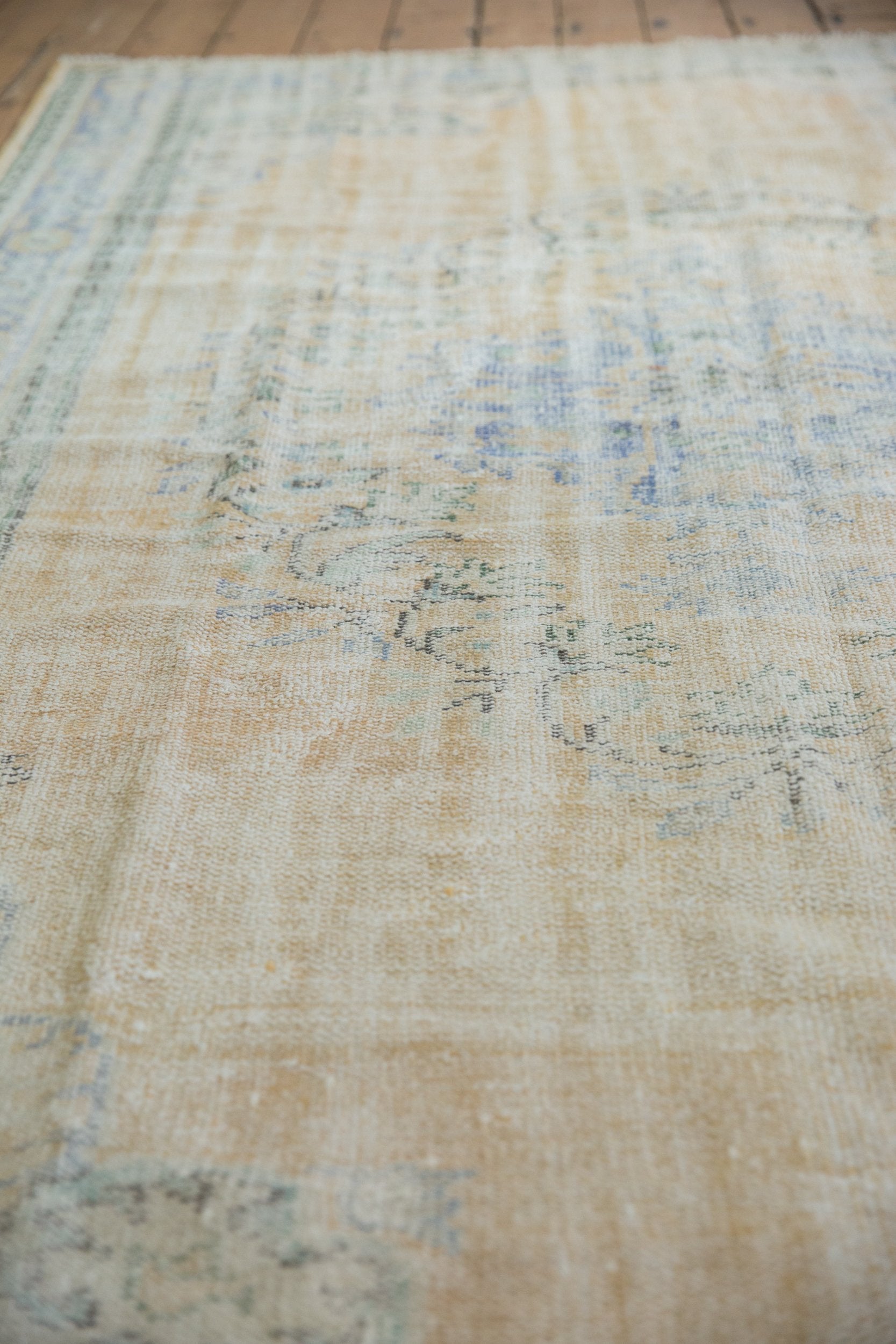 6x9.5 Vintage Distressed Oushak Carpet // ONH Item 8006 Image 3