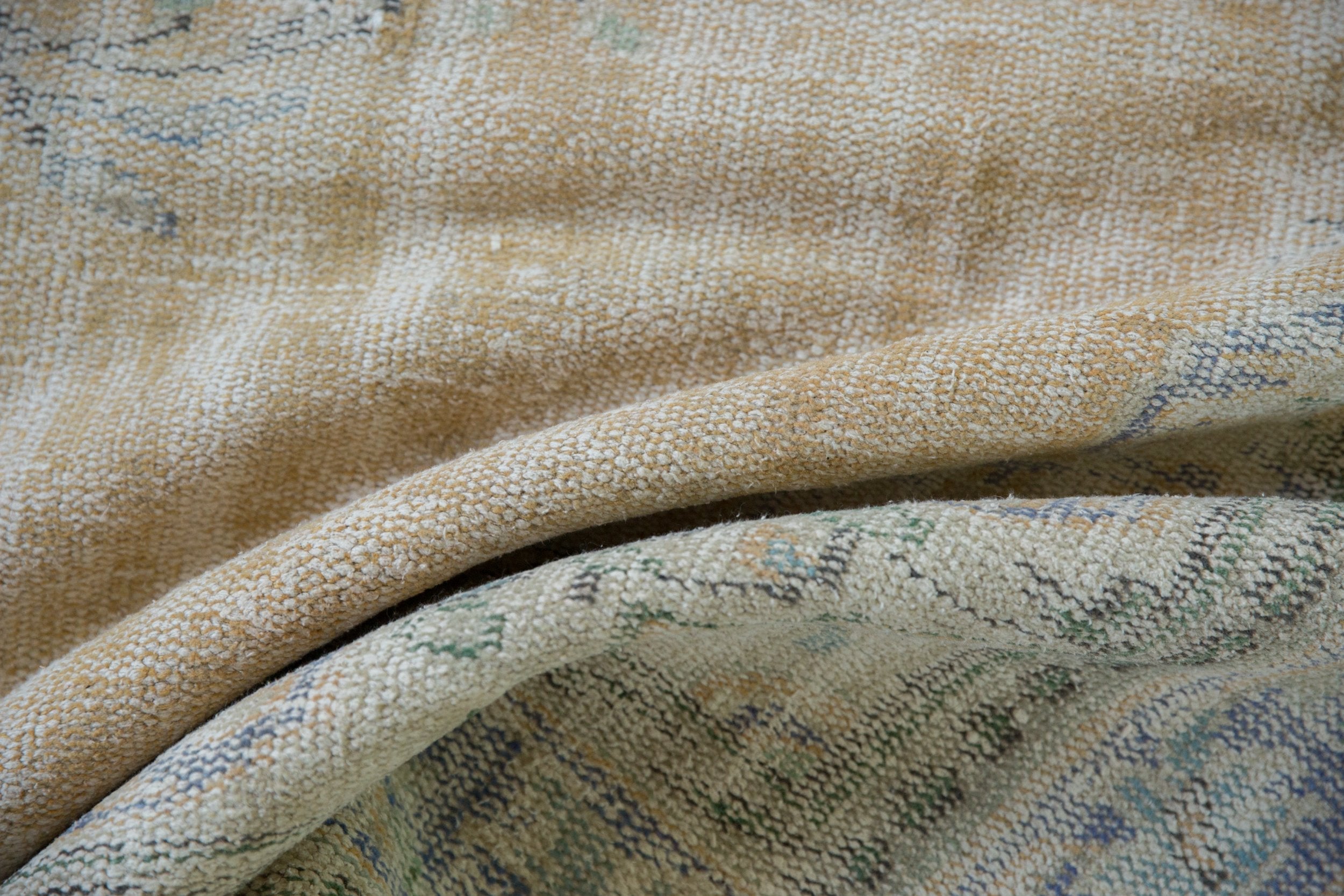 6x9.5 Vintage Distressed Oushak Carpet // ONH Item 8006 Image 10