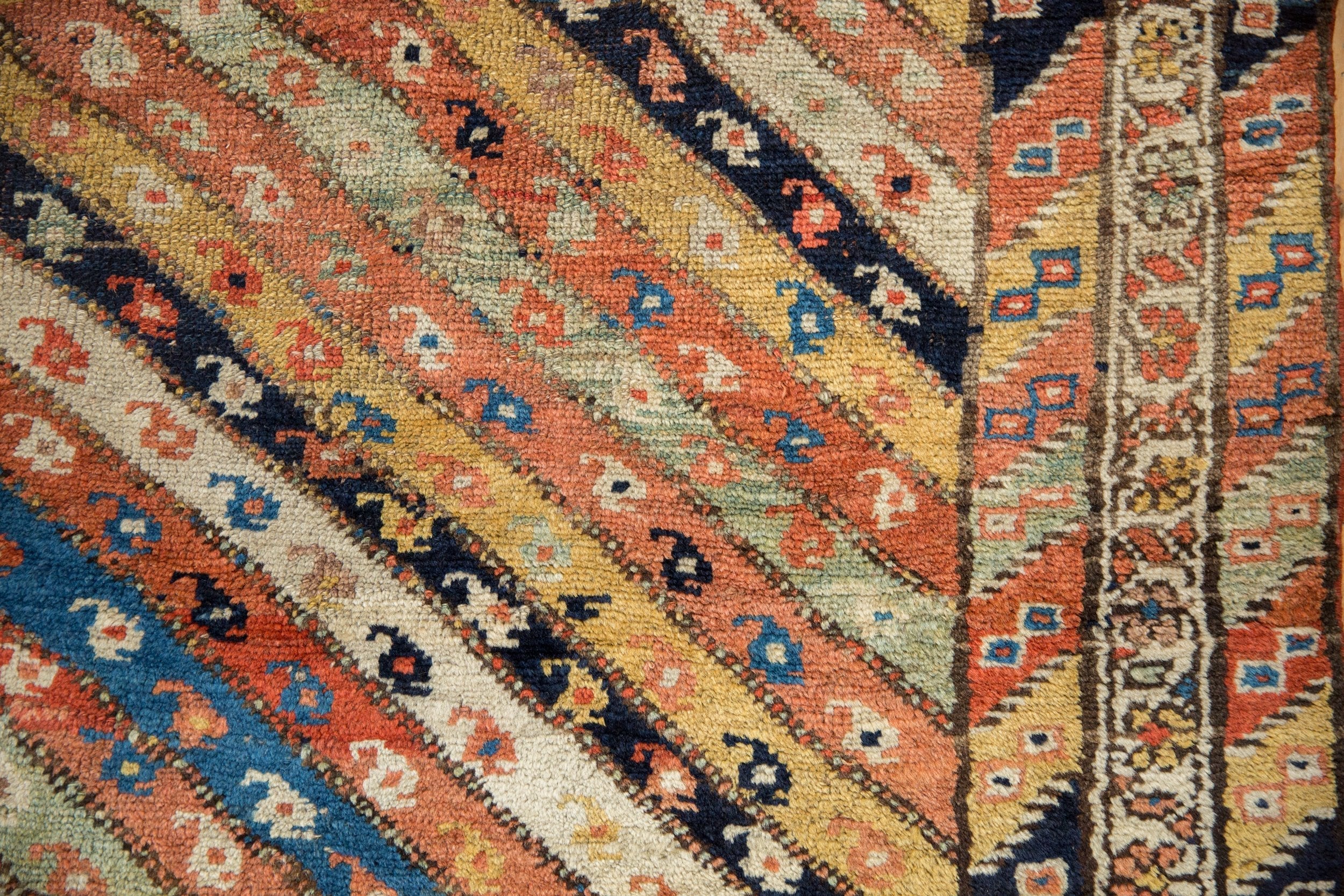 3.5x8.5 Antique Kurdish Rug Runner // ONH Item 8089 Image 4