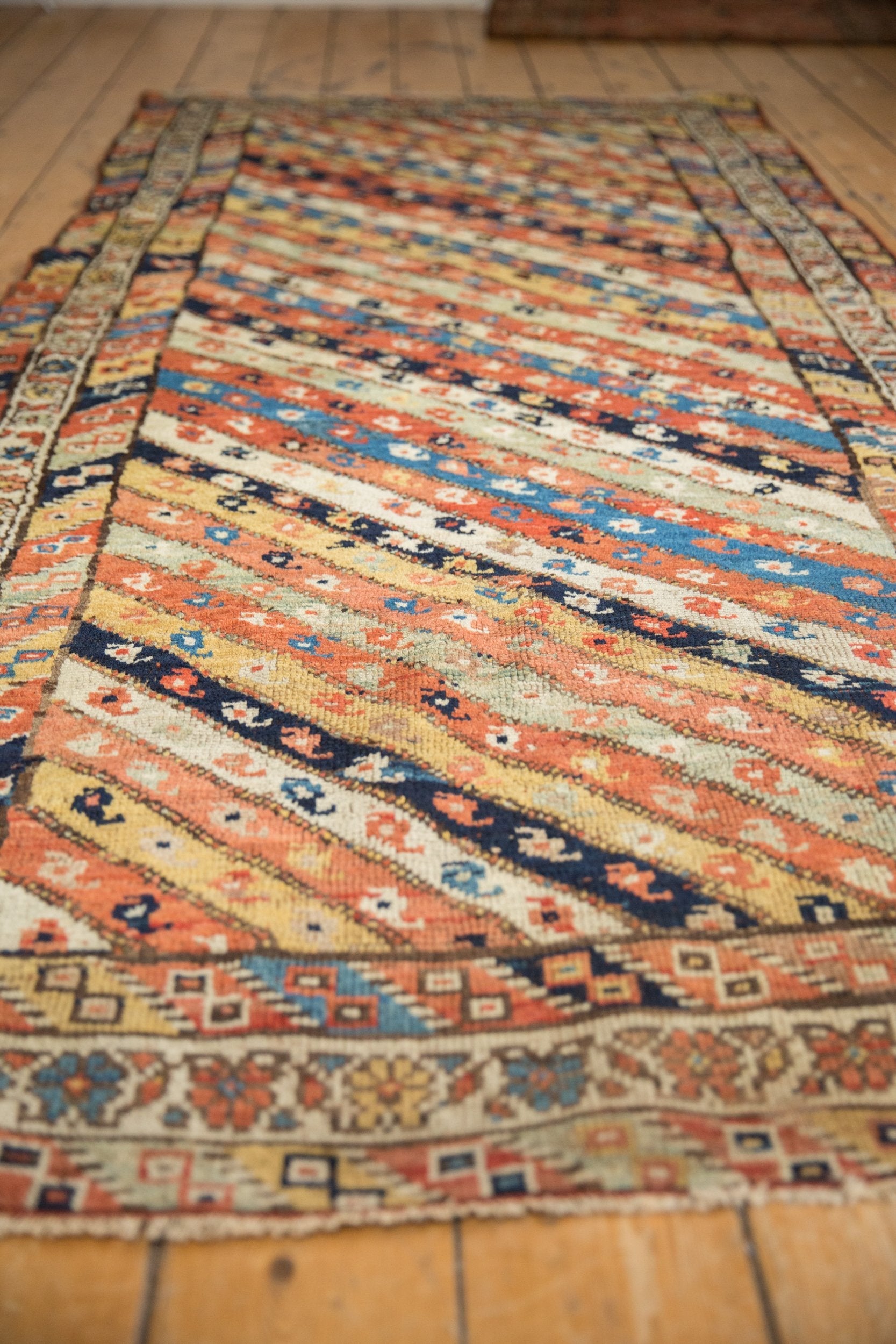 3.5x8.5 Antique Kurdish Rug Runner // ONH Item 8089 Image 6