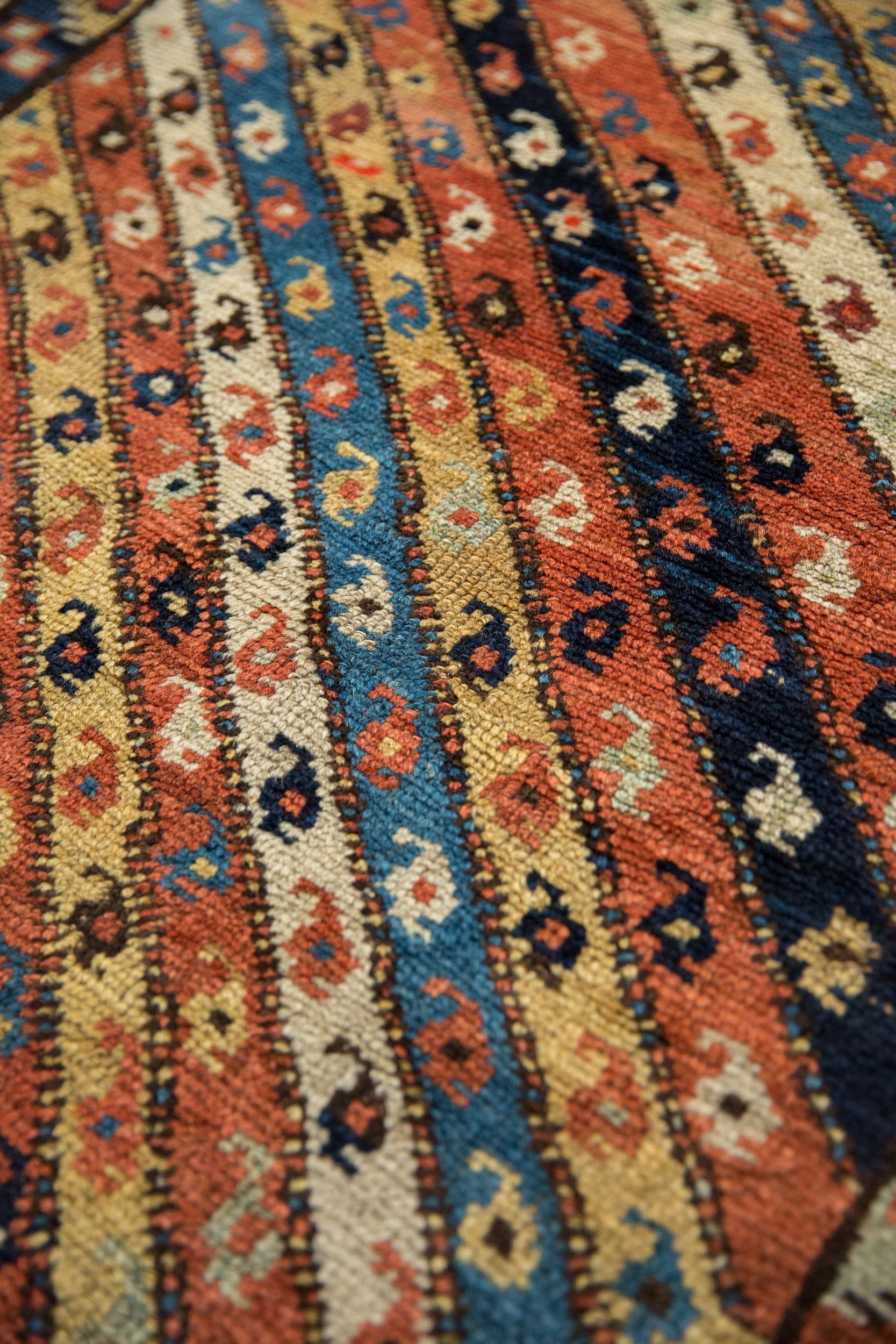 3.5x8.5 Antique Kurdish Rug Runner // ONH Item 8089 Image 9