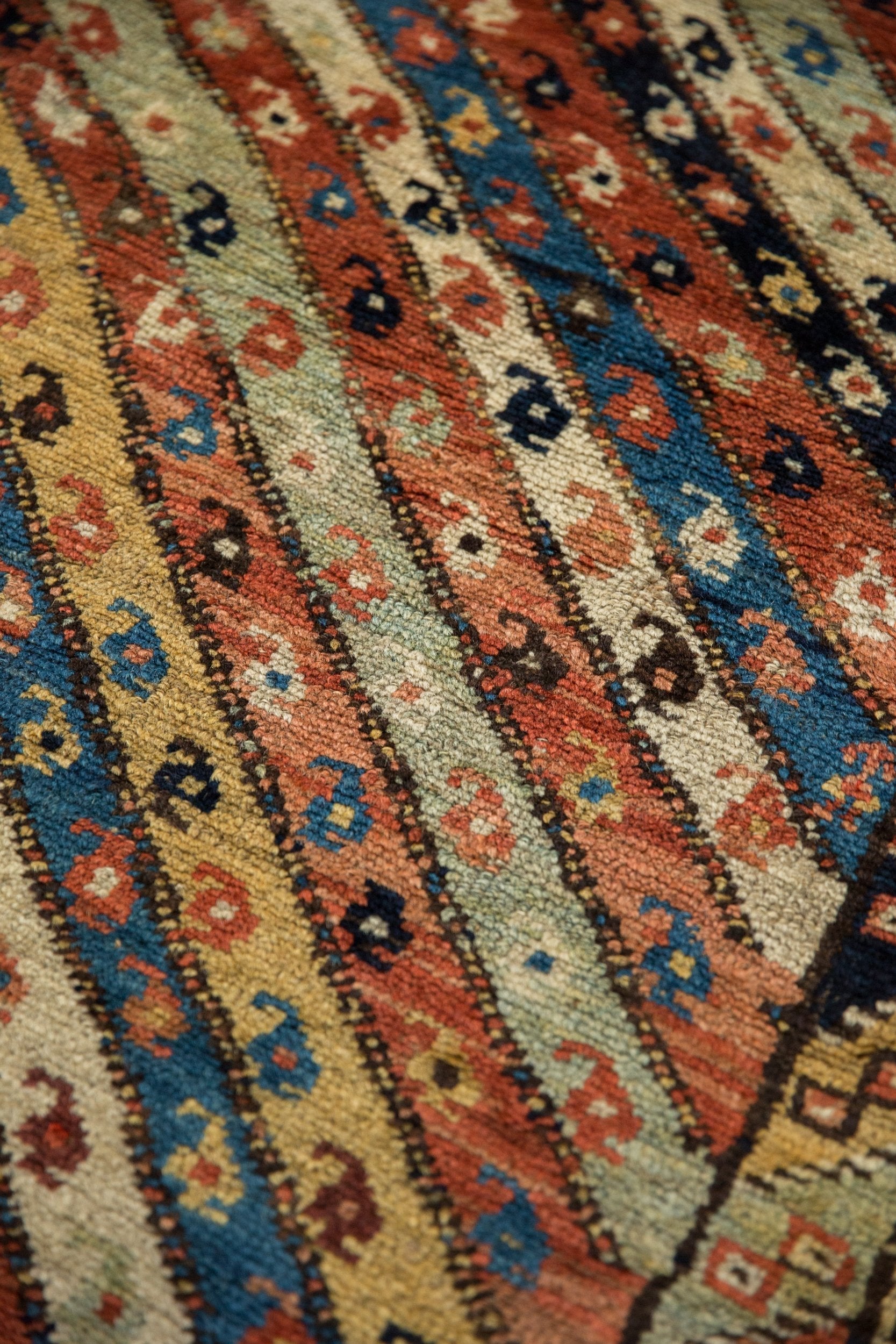3.5x8.5 Antique Kurdish Rug Runner // ONH Item 8089 Image 10
